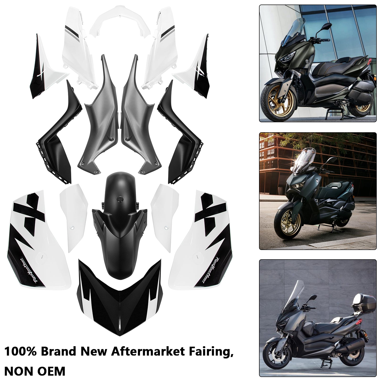 Amotopart 2023-2024 Yamaha x Max 300 Kit de carénage