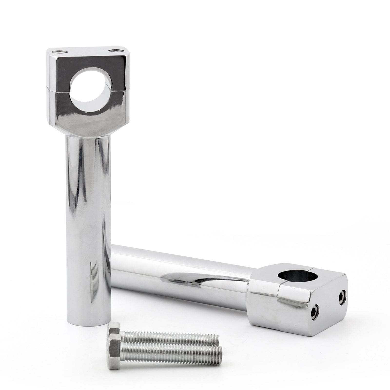 Juego de elevador de manillar de motocicleta de 6 "apto para barra cromada de 1"