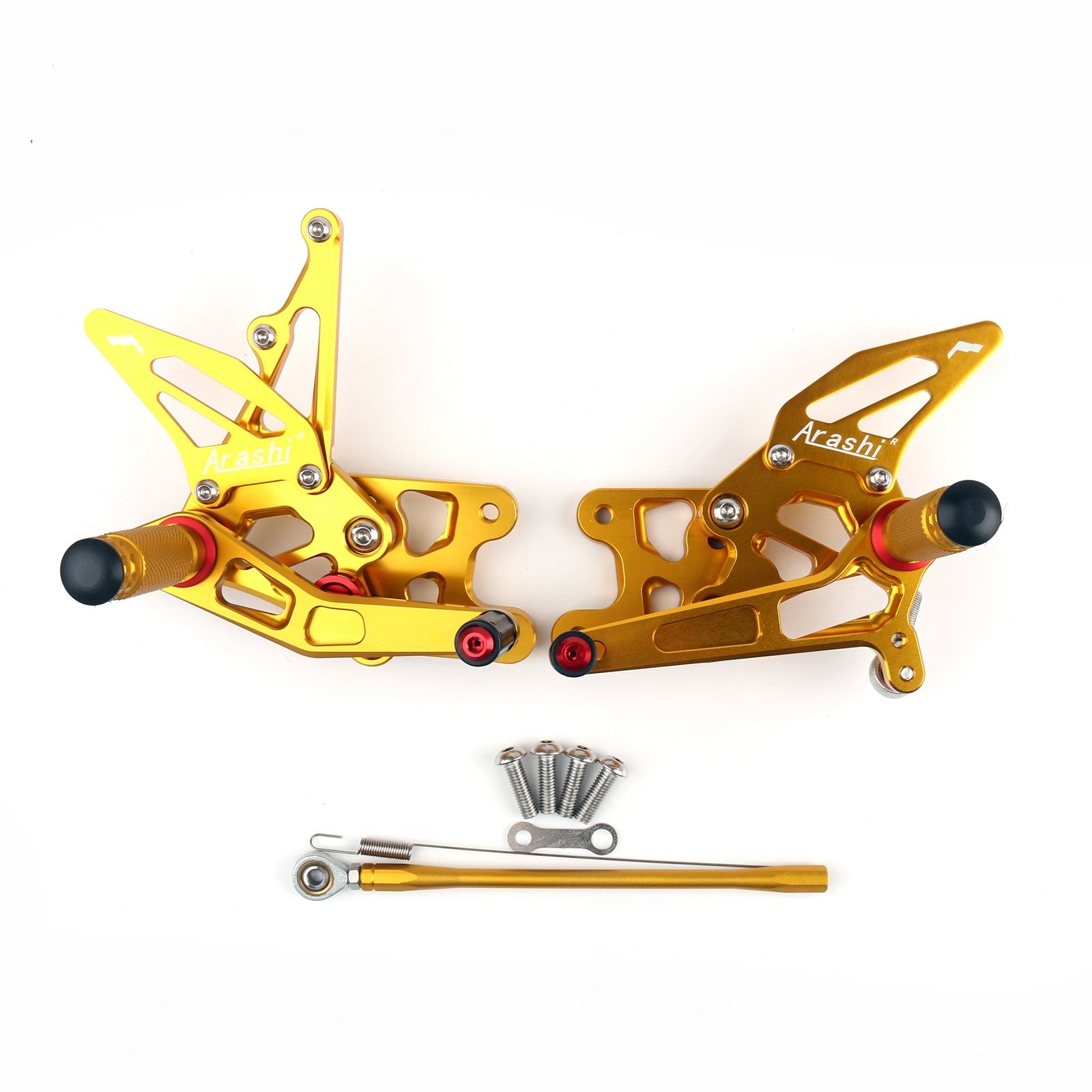 07-08 Suzuki GSXR1000 GSX-R 1000 CNC Aluminum Rearsets Footpegs