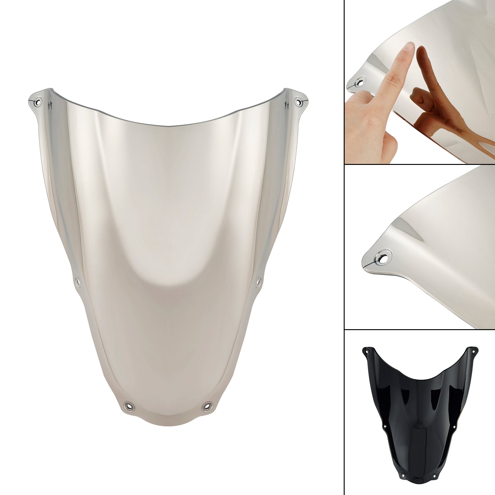 06-10 ヤマハ RS125 ABS オートバイ フロントガラス フロント スクリーン