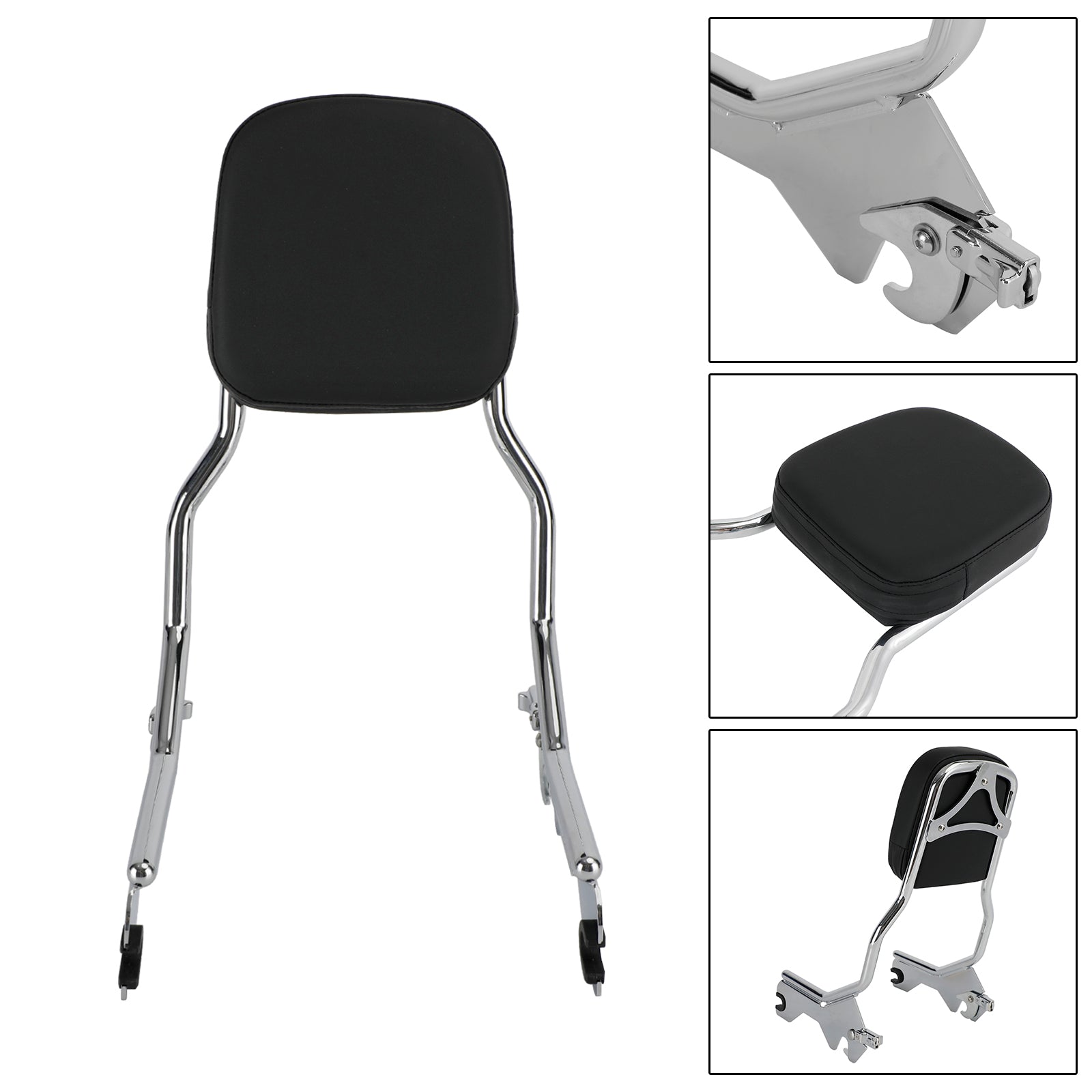 Passenger Sissy Bar Backrest for FXBB Softail Slim FLSL Deluxe FLDE