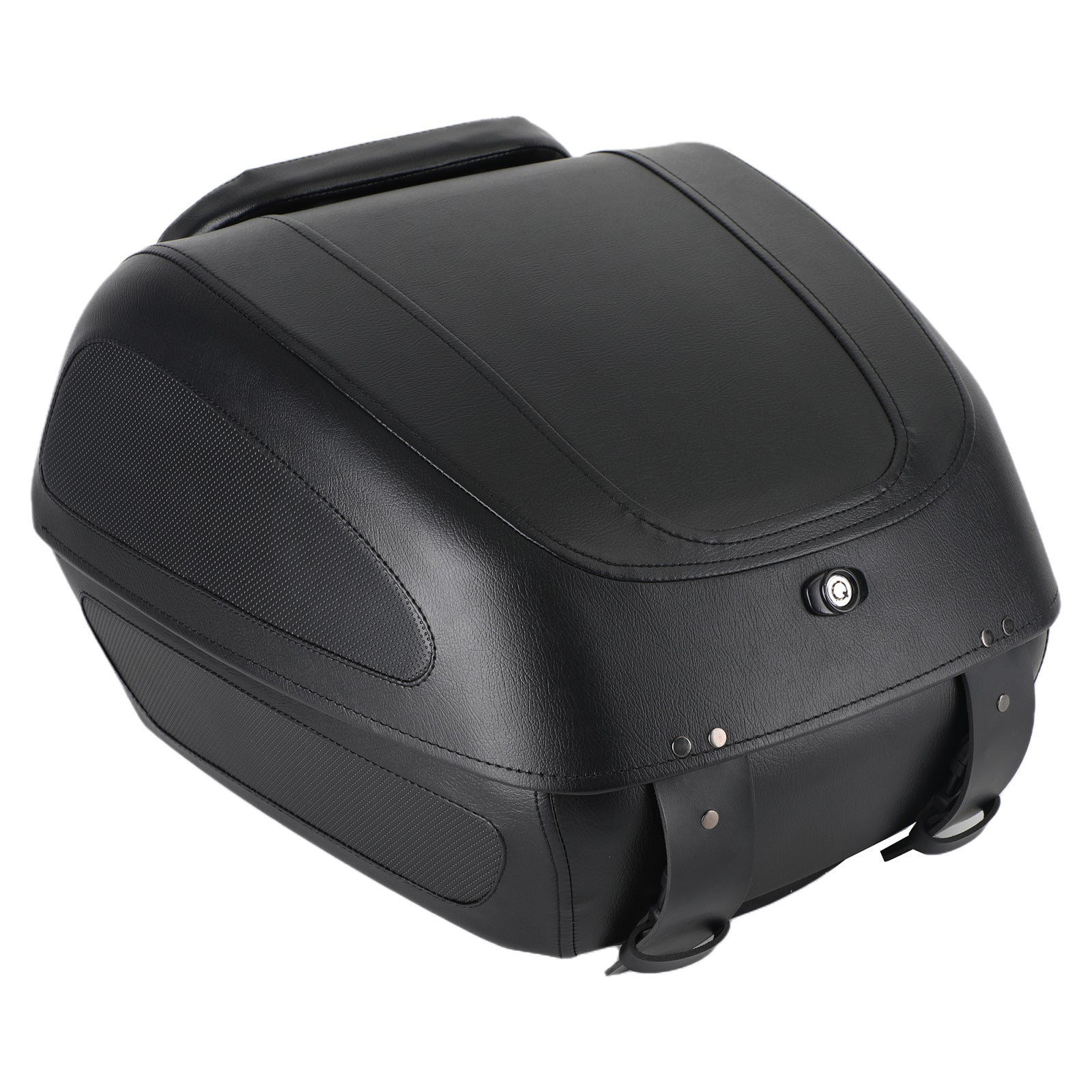 オートバイトップボックス バイク/自転車荷物/ヘルメットバック収納 プレートとキー付き