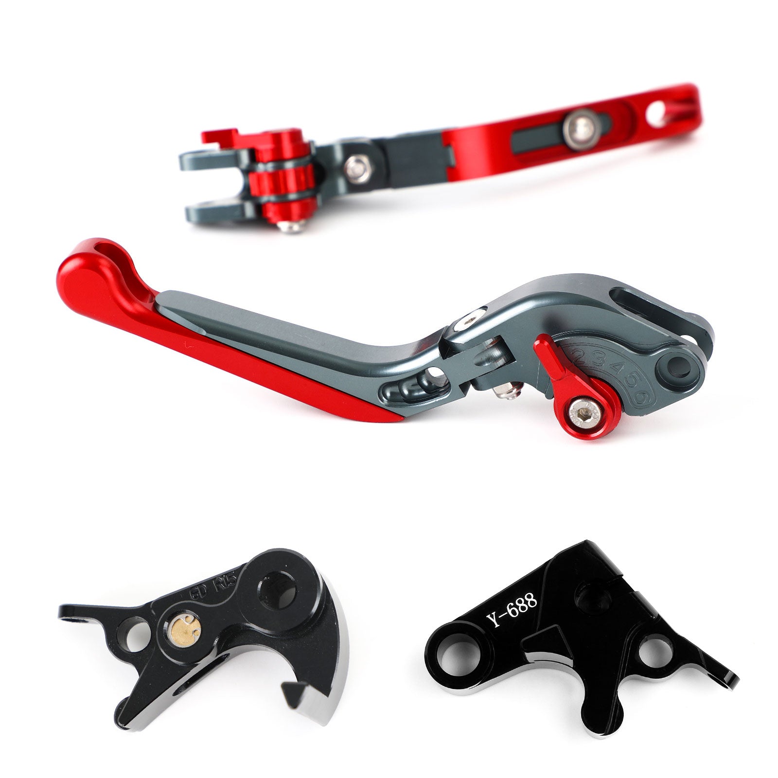 Verstelbare koppelingsremhendel voor Yamaha MT-09 Tracer 900/GT 21-22 YZF R6 17-20 Generic