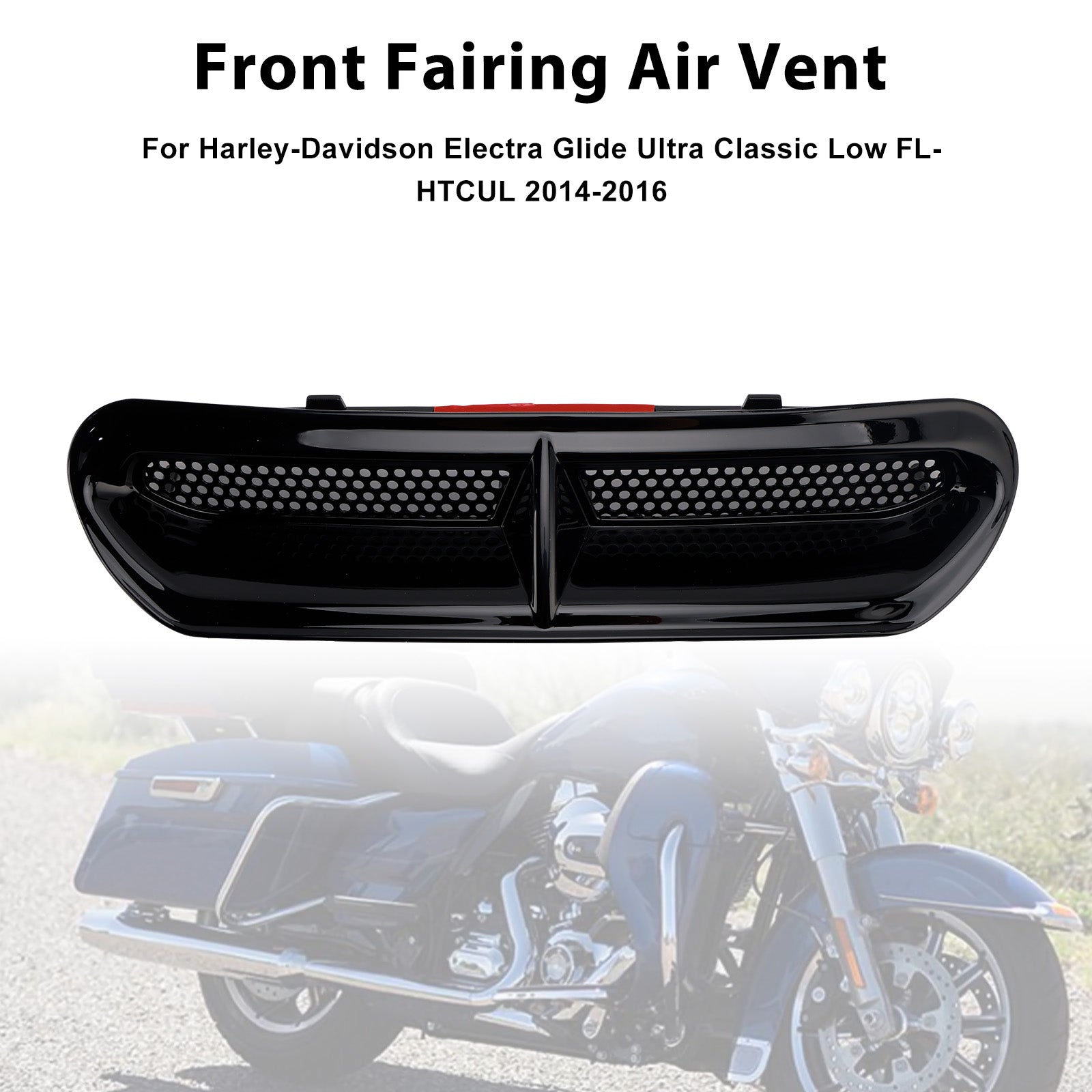 2014-2024 Touring Street Glide Electra Glide Air Vent Trim voorkuip