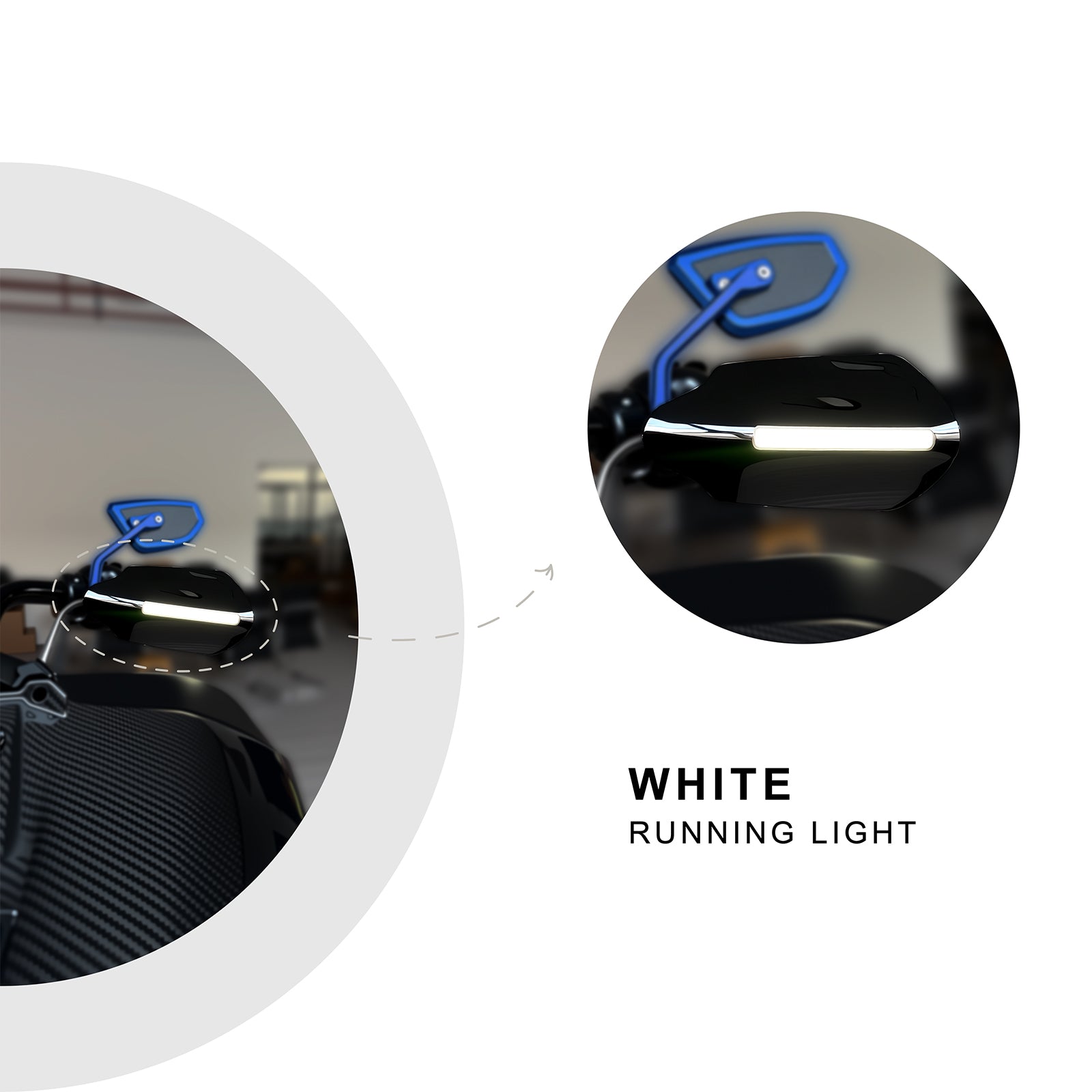 Paramano Street Glide Road Glide Electra Glide 2024-2026 con indicatore di direzione