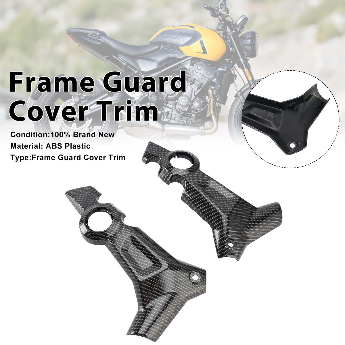 22-25 660 25-27 800 Trident Frame Guard Side Protection Cover Fairing
