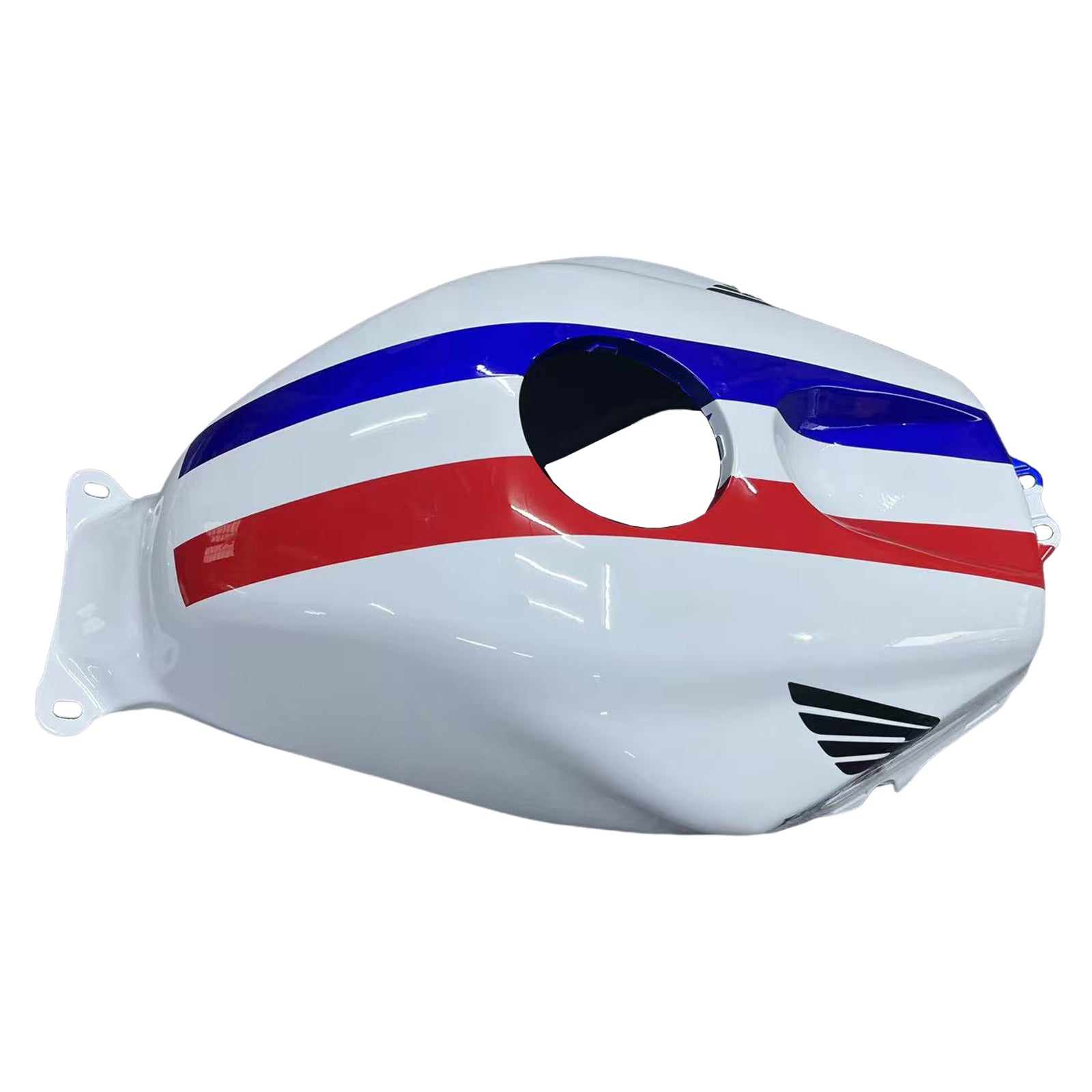 Amotopart 2003-2004 Honda CBR600RR White Red & Blue Line Fairing Kit