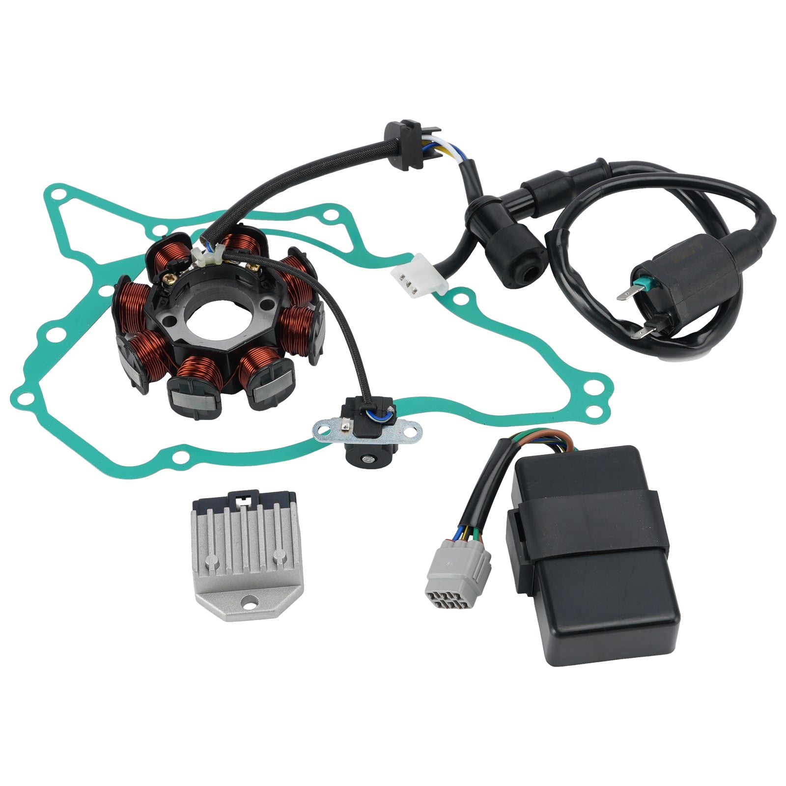 2003–2009 Kawasaki KLX110 KLX110A CDI Box Zündspule Stator Regler Dichtung