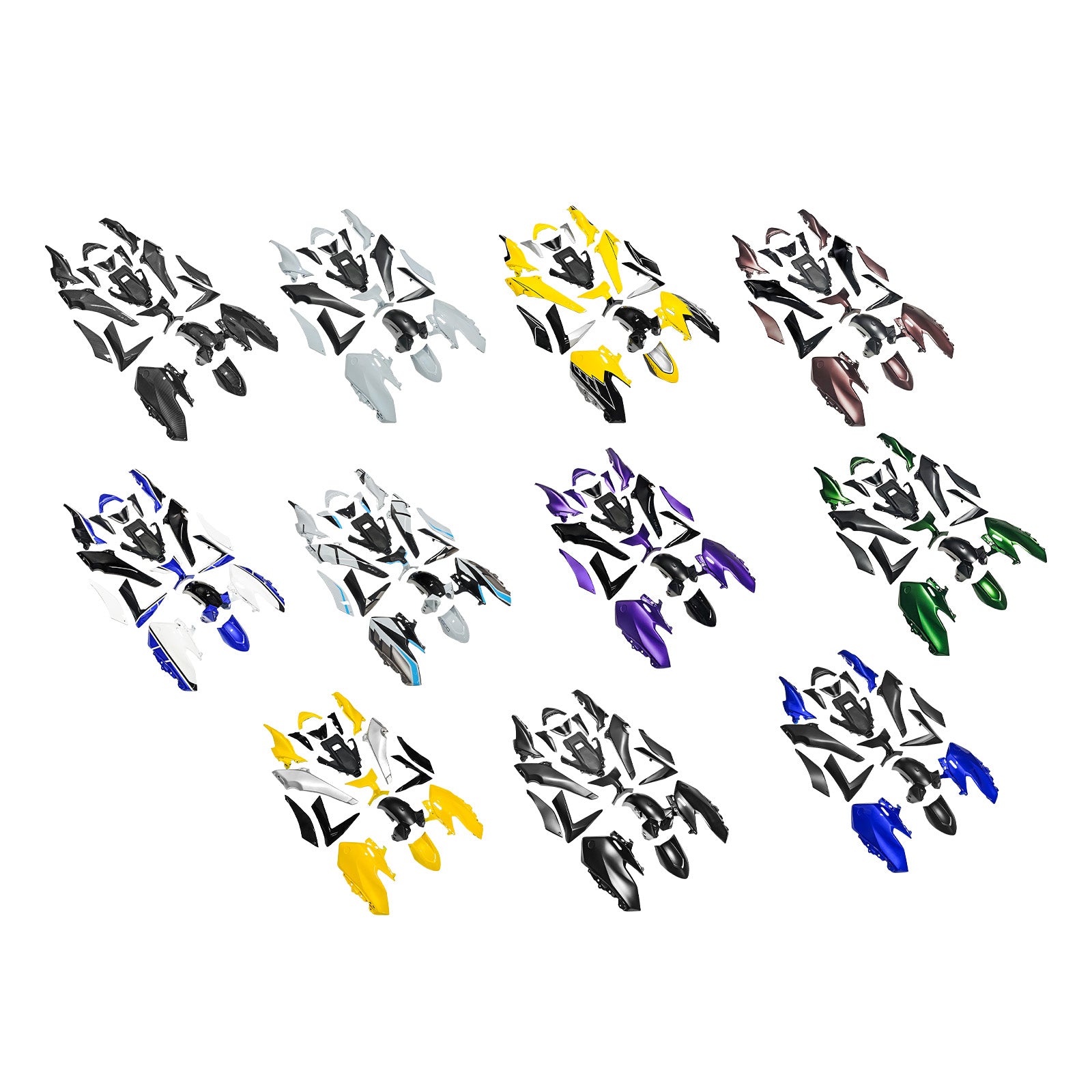 Amotopart 2025-2026 Yamaha TMAX560 Fairing Kit Collection