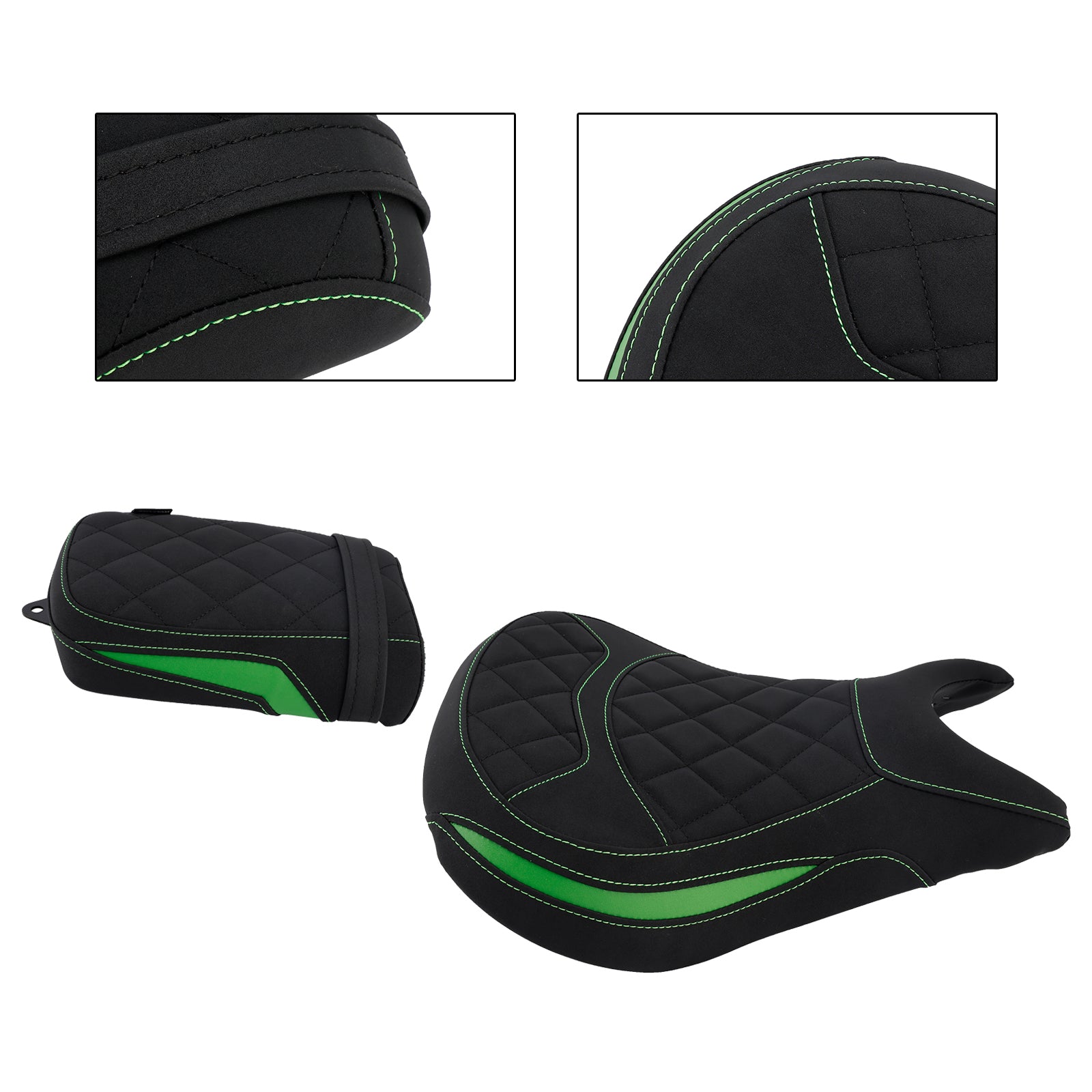 24-25 Kawasaki Eliminator 500 Front&Rear Raider Passenger Kit Lower Green