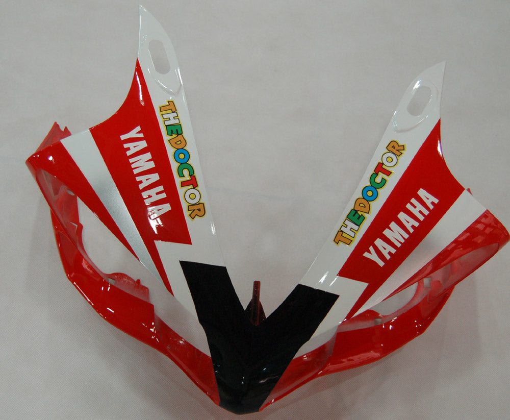 Amotopart 2007-2008 ヤマハ YZF 1000 R1 レッド&ホワイト スタイル 1 フェアリングキット