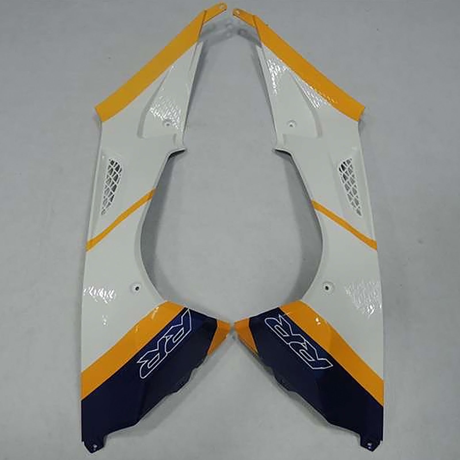 Amotopart 2009-2014 BMW S1000RR Kit de carénage jaune blanc bleu