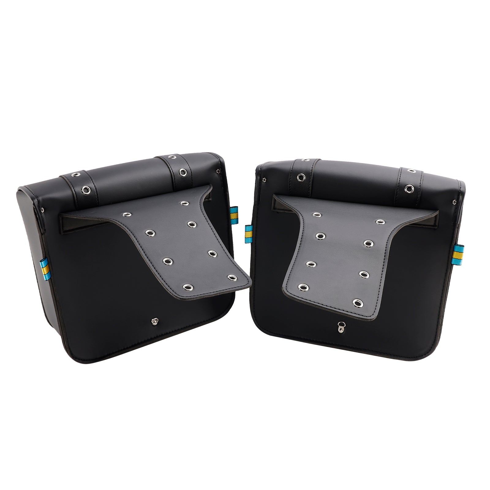 Universal Saddlebag Slagera Storage Tail Bagage PU Bagage Black 20L para Motorcycle