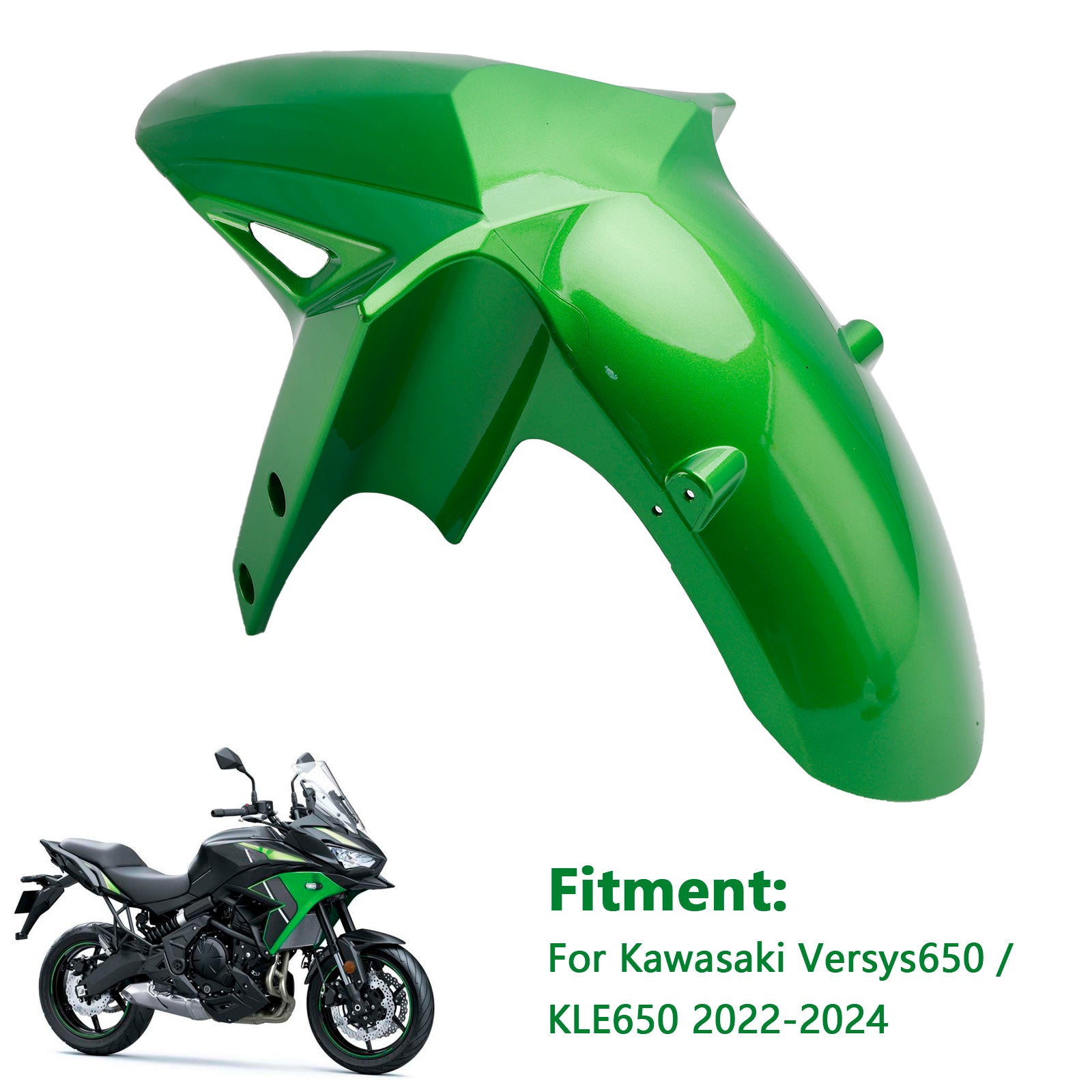 22-24 Kawasaki Versys 650 KLE650 guardabarros delantero carenado