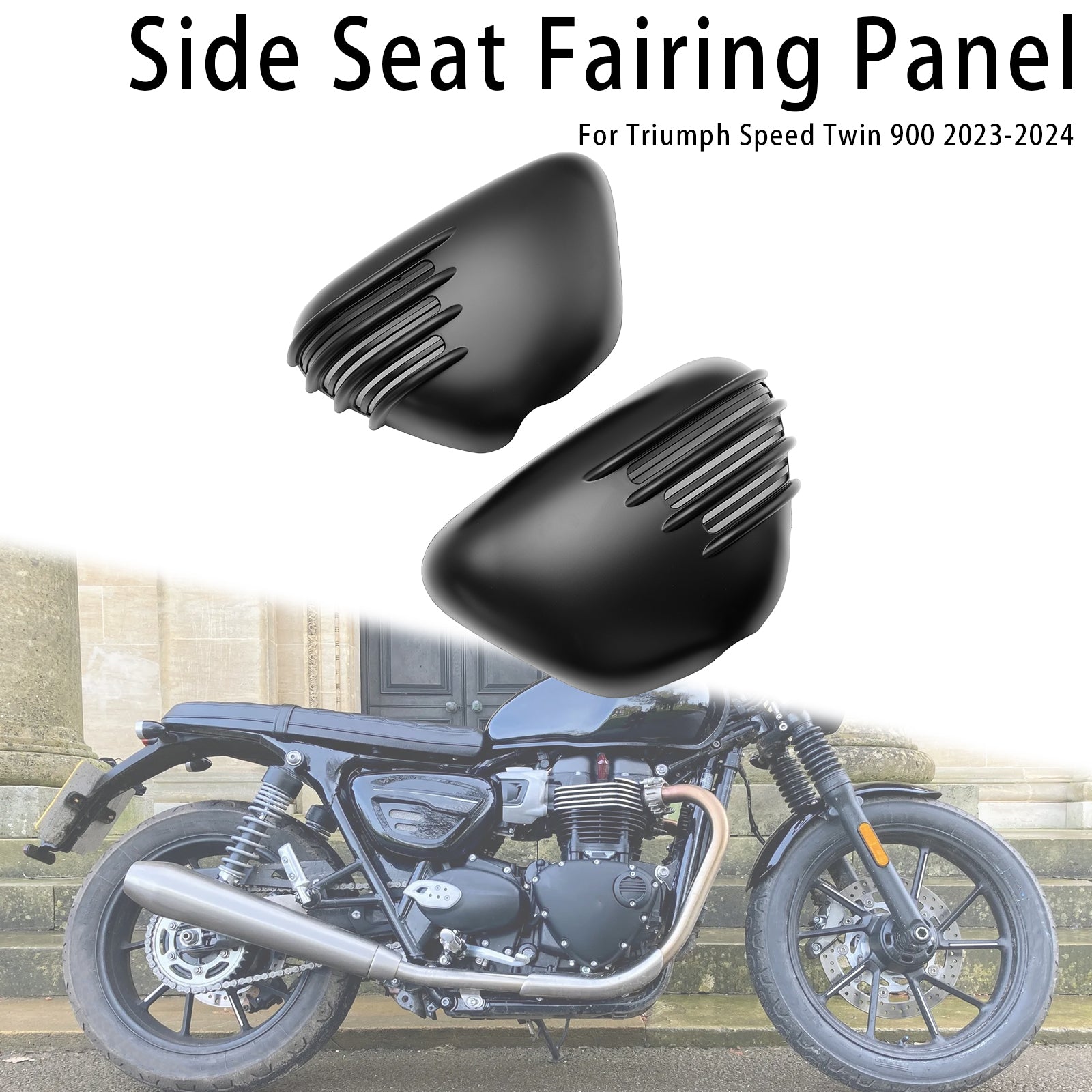23-24 Speed Twin 900 Side Seat Fairing Panel Cowl