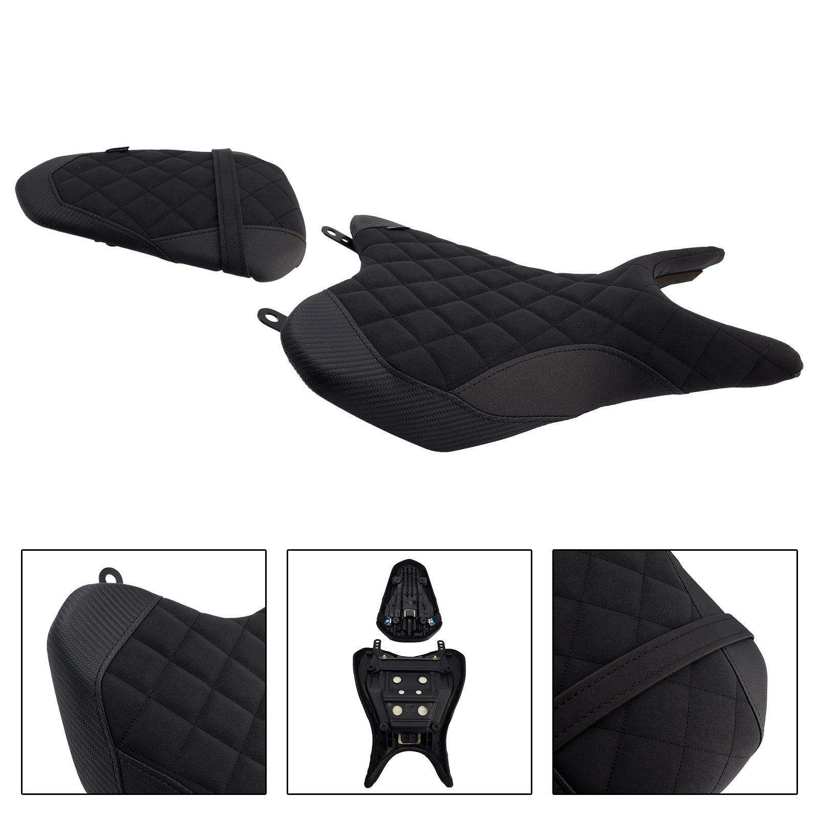 2025 Yamaha Yzf-R3 Mt-03 Driver&Passenger Seat Rear Cushion Black