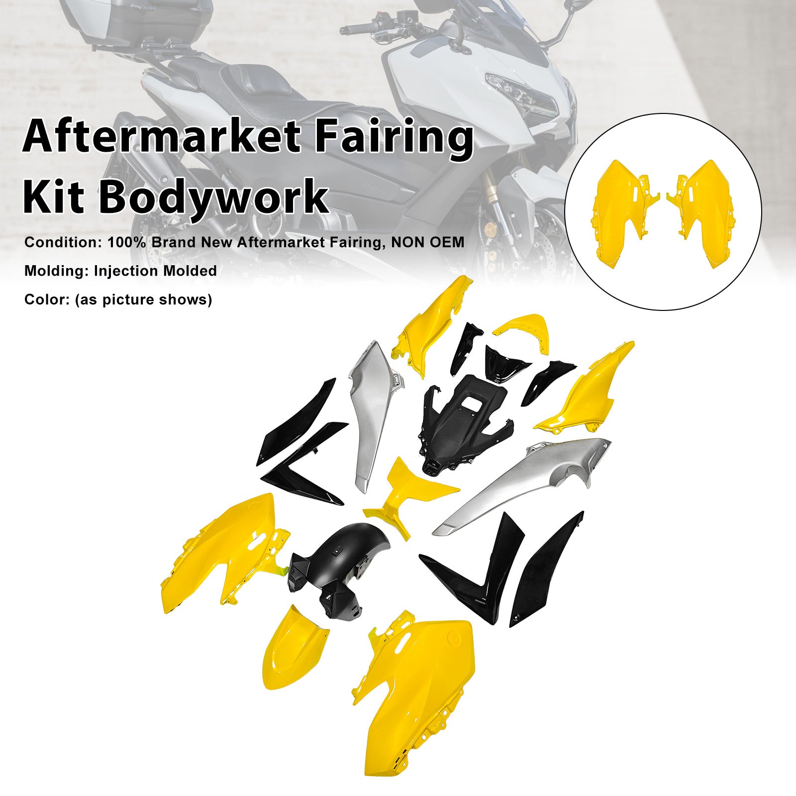 Amotopart 2025-2026 Yamaha TMAX560 Fairing Kit Collection