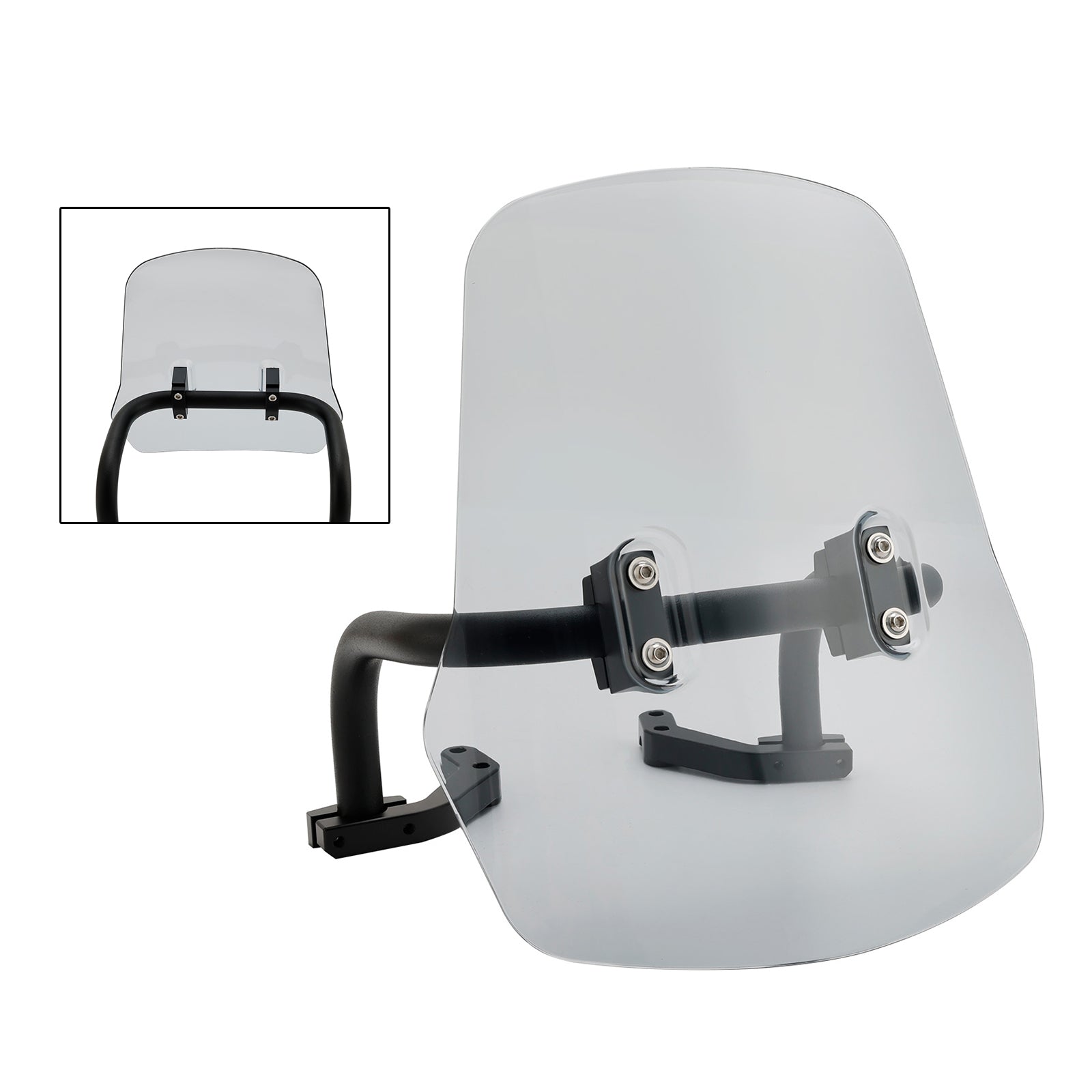 Windshield WindScreen + Bracket fit for HONDA CRF250L/S CRF250M CRF300L Monkey 125 MSX125 21-24