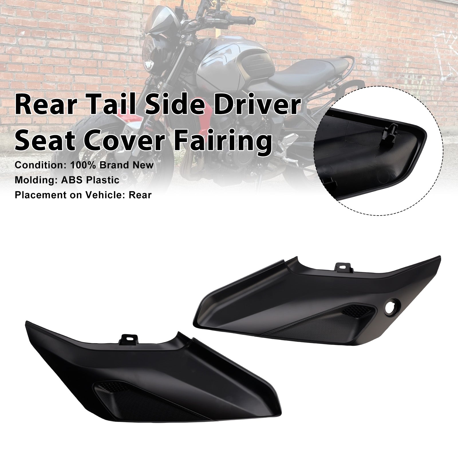2022-2026 Trident 660 Side Seat Panel Fairing Cowl