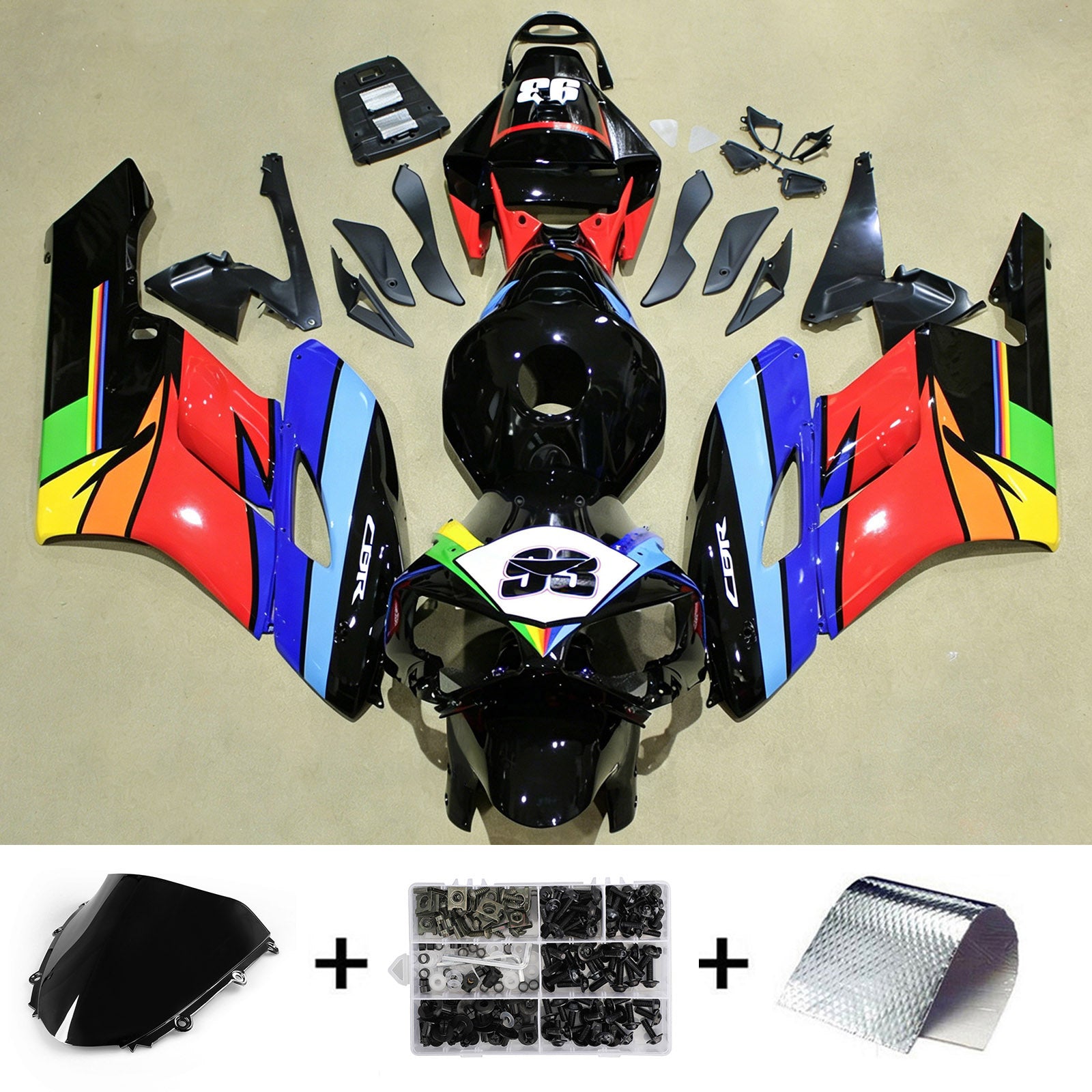 Amotopart 2004-2005 Honda CBR1000RR Multiple Colors Fairing Kit