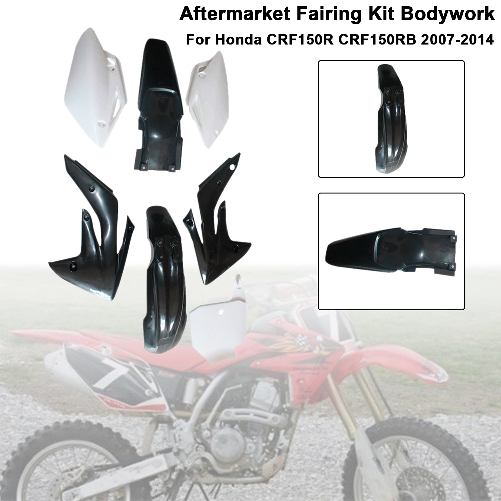 Amotopart 2007-2014 Honda CRF150R CRF150RB Fairing Kit