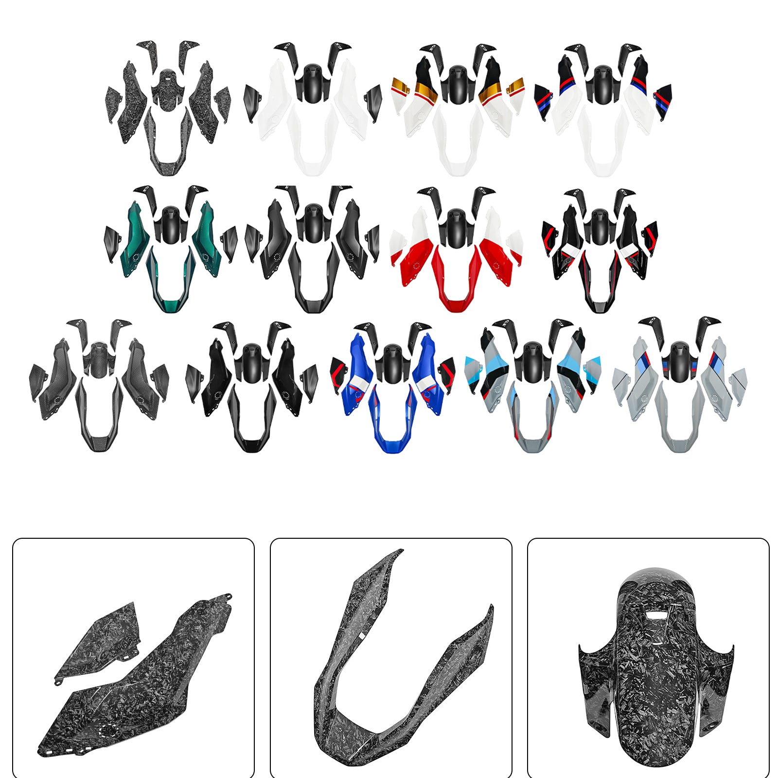 Amotopart 2024-2025 BMW R1300GS Collection Fairing Kit