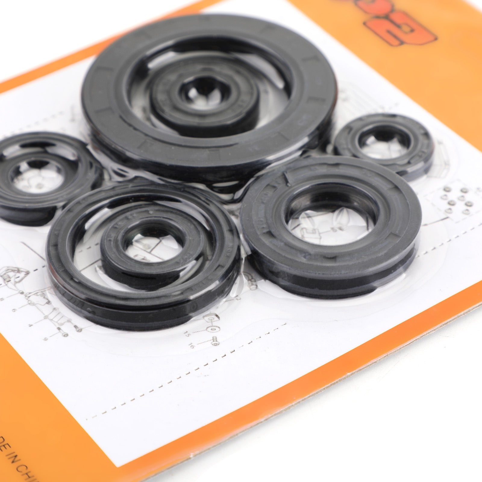 8pcs 1992-2001 Honda CR250R cr250r cr-250r Engine Oil Seal Kit Set