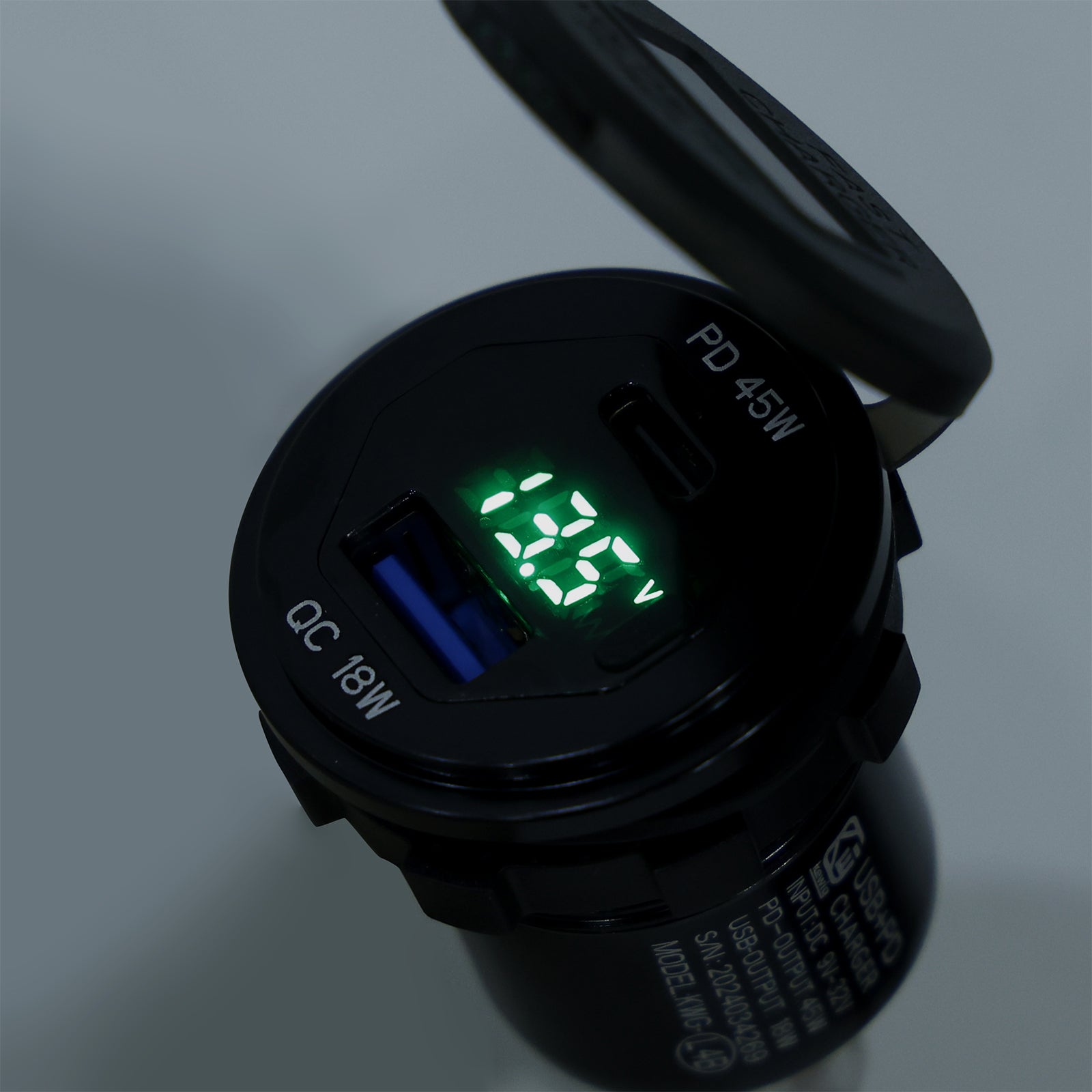 23-24 YAMAHA PG-1 12V CARGER DE SOCKENT USB+C TIPO RÁPIDO