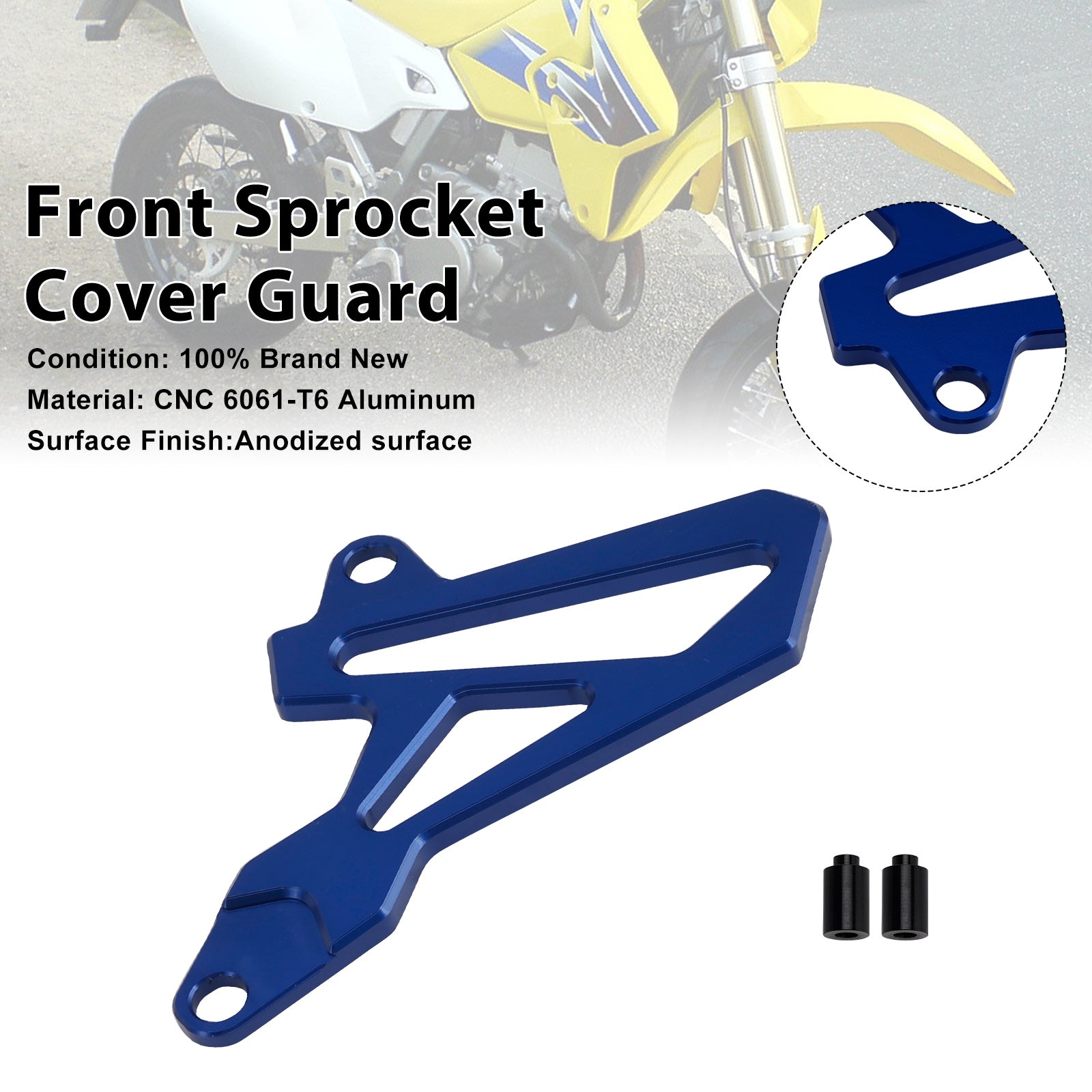 2000-2024 Suzuki DR-Z400SM DRZ400/S/E Front Sprocket Cover Guard
