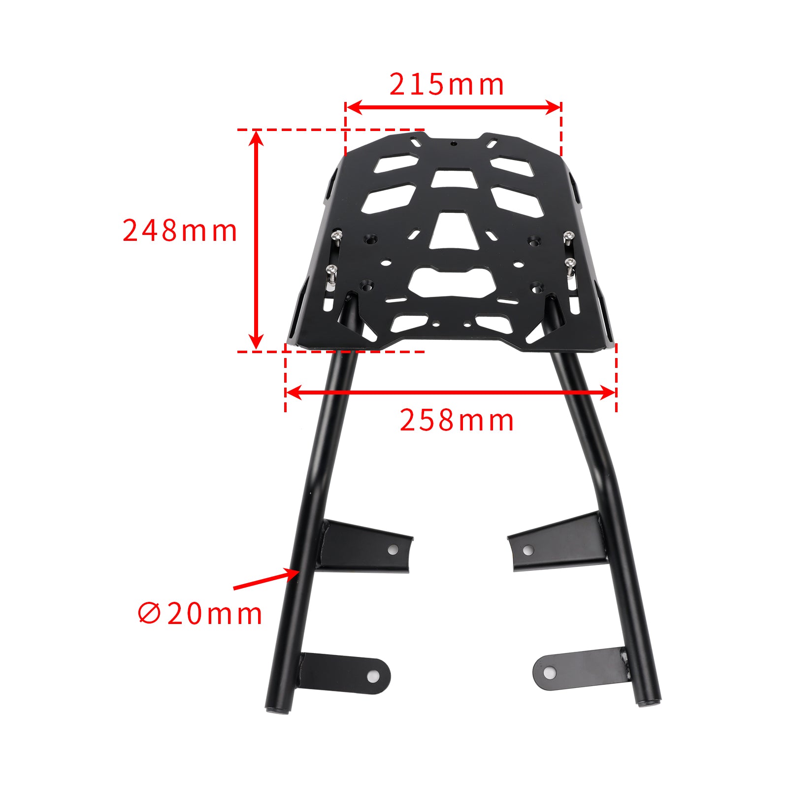 Yamaha Xsr900 2022 2023 2024 2025 Black Soft Luggage Rear Rack Black