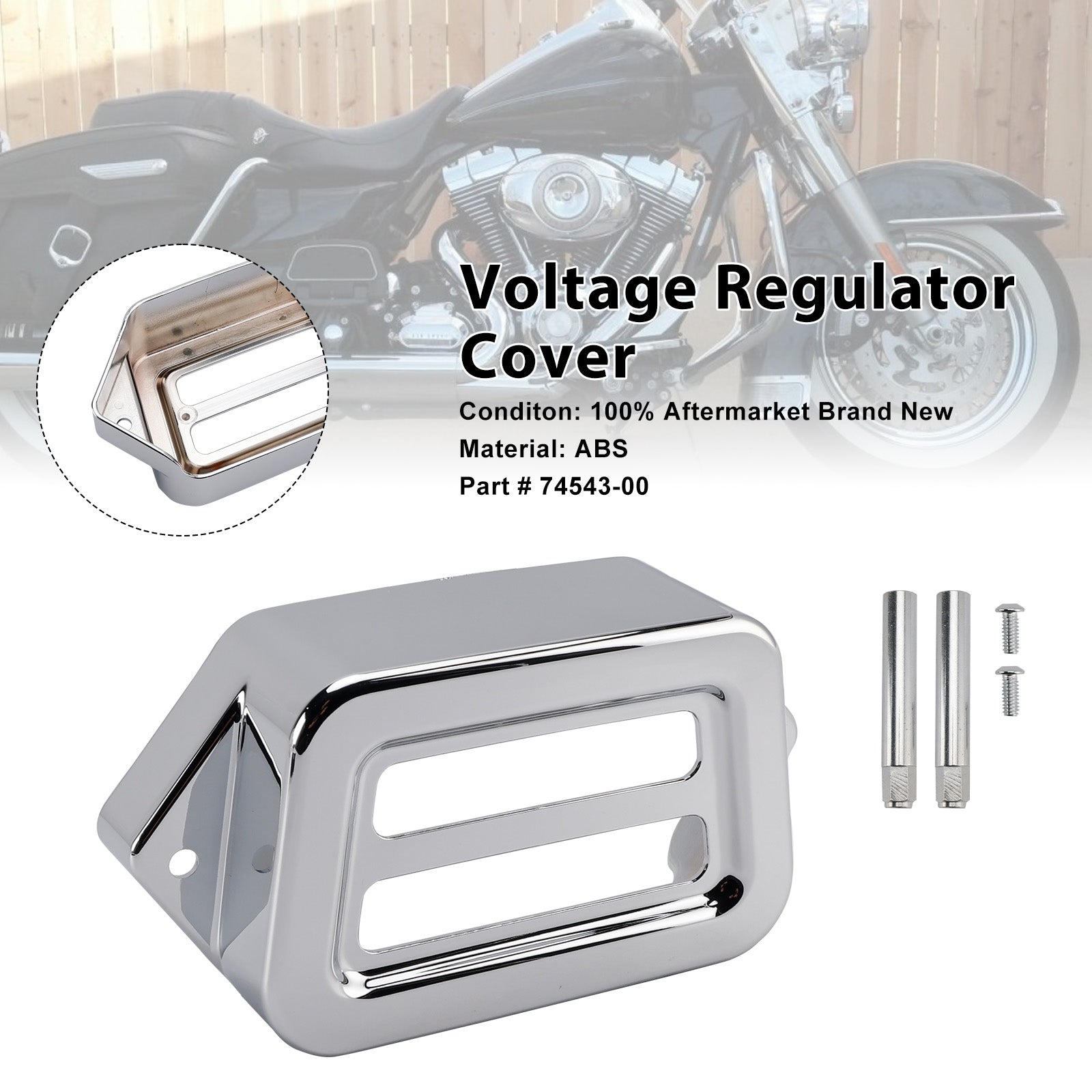 1997-2008 Road King Electra Street Road Glide Voltage Regulator Cover