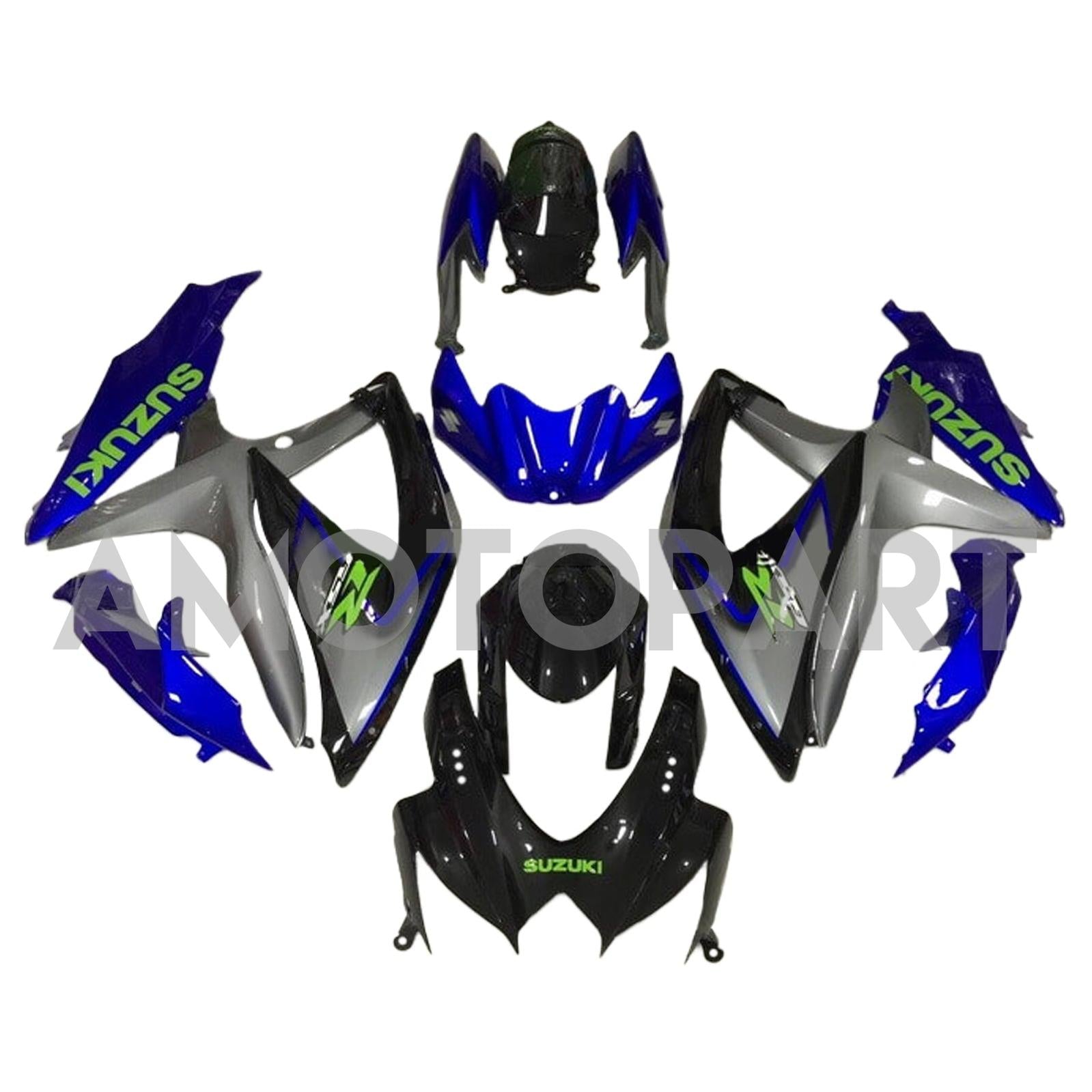 Amotopart 2008-2010 Suzuki GSXR 600/750 Collection de kit de carénage