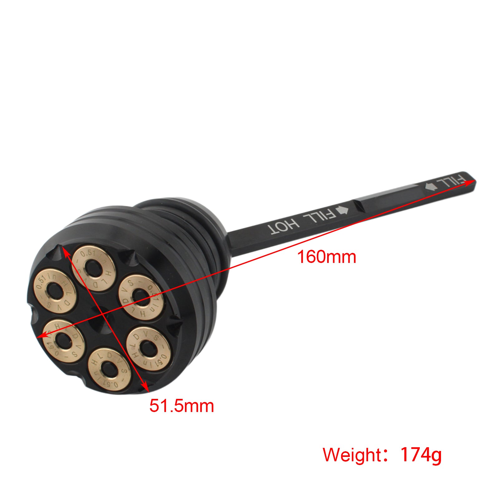 2000-2017 Softail All Models Oil Dipstick Tank Cap Plug