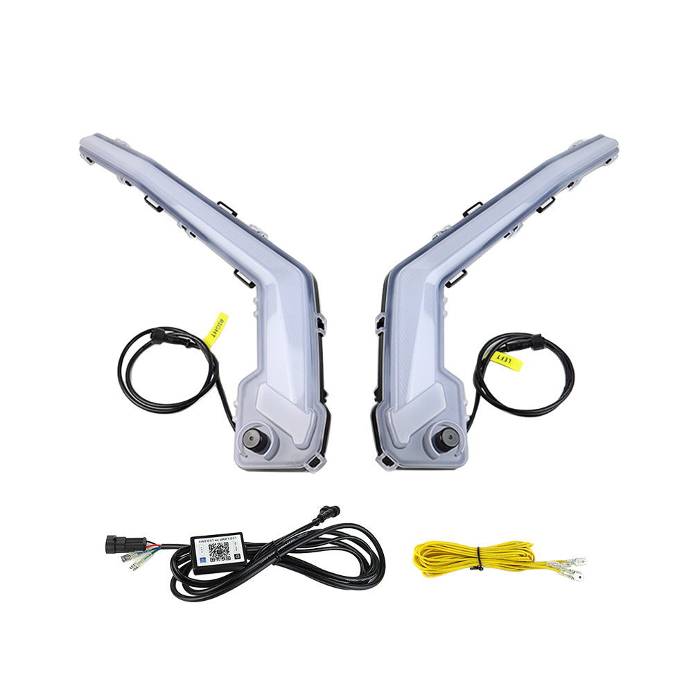 Front Signature Turn Signal Light RGB for Can Am Maverick X3 MAX 2017-2023