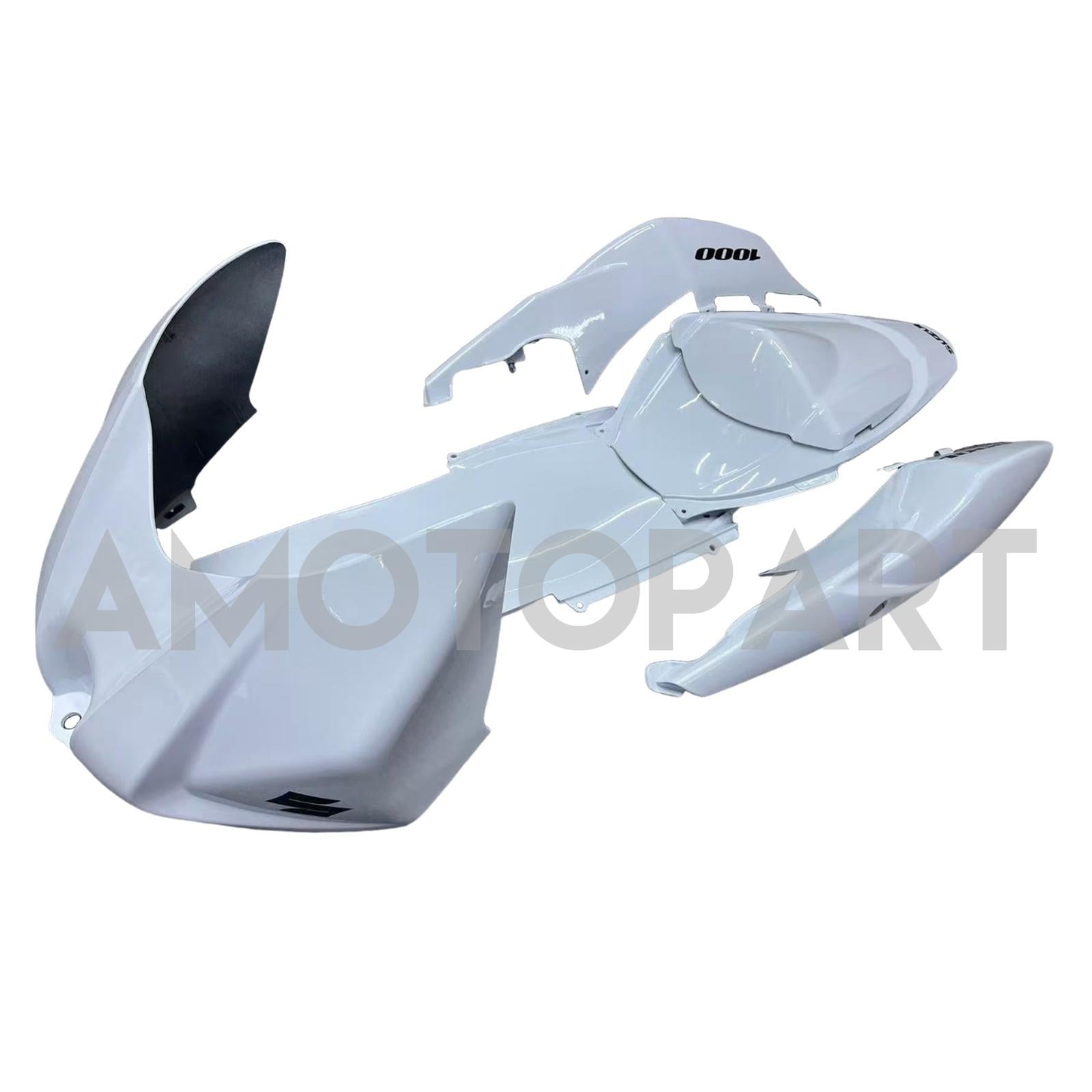 Amotopart 2007-2008 Suzuki GSXR1000 White Fairing Kit
