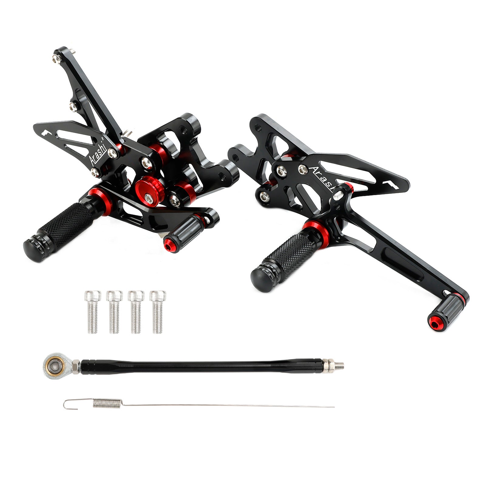 07-08 Suzuki GSXR1000 GSX-R 1000 CNC Aluminum Rearsets Footpegs