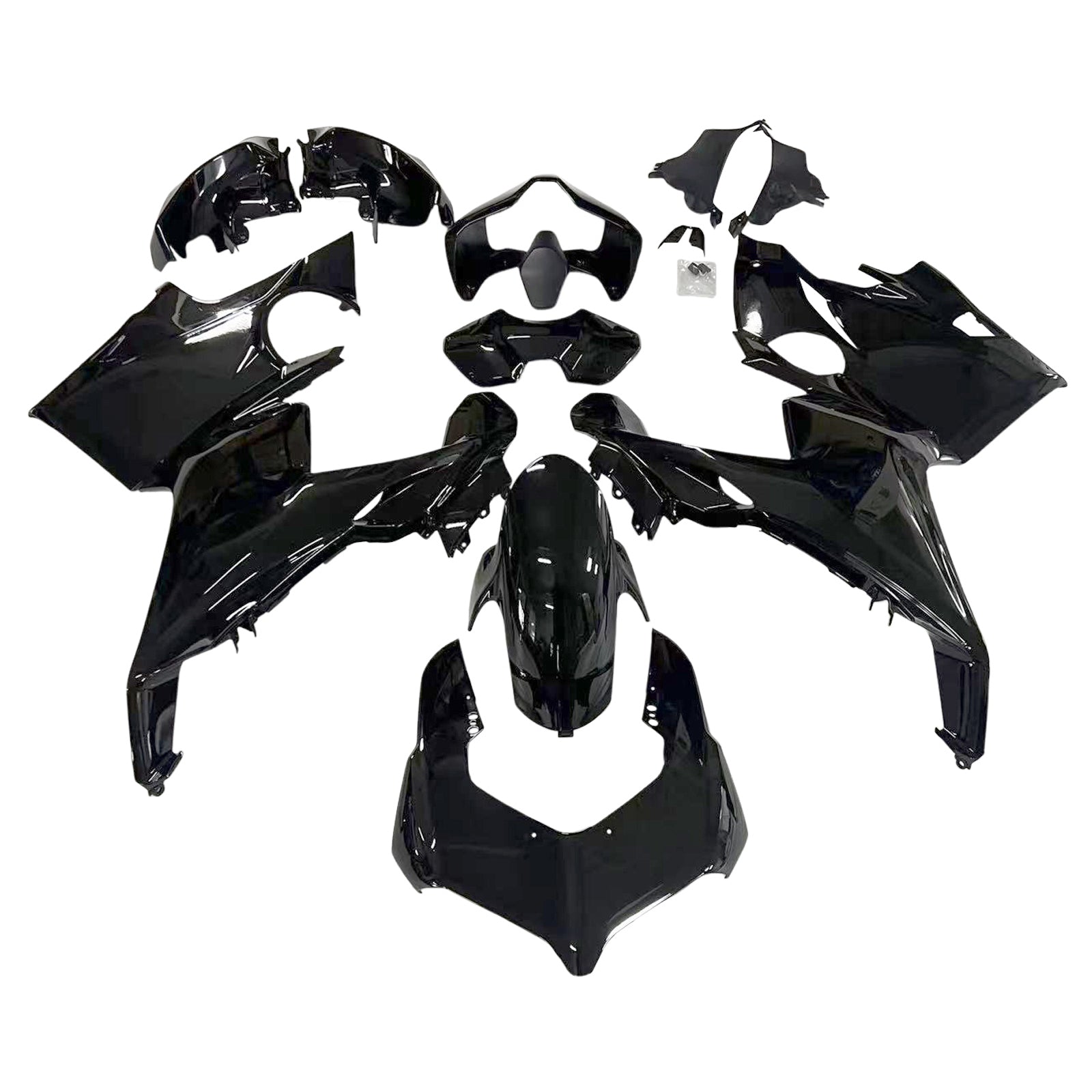Amotopart Ducati 2018-2019 Panigale V4 V4S Black Fairing Kit