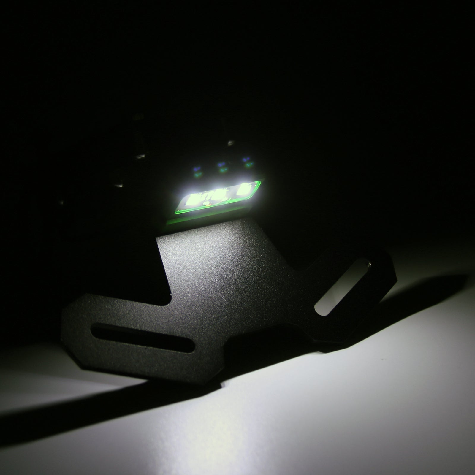 2017 Kawasaki Z900 Fender Eliminator Kit achterstaart opgericht kentekenplaat groen