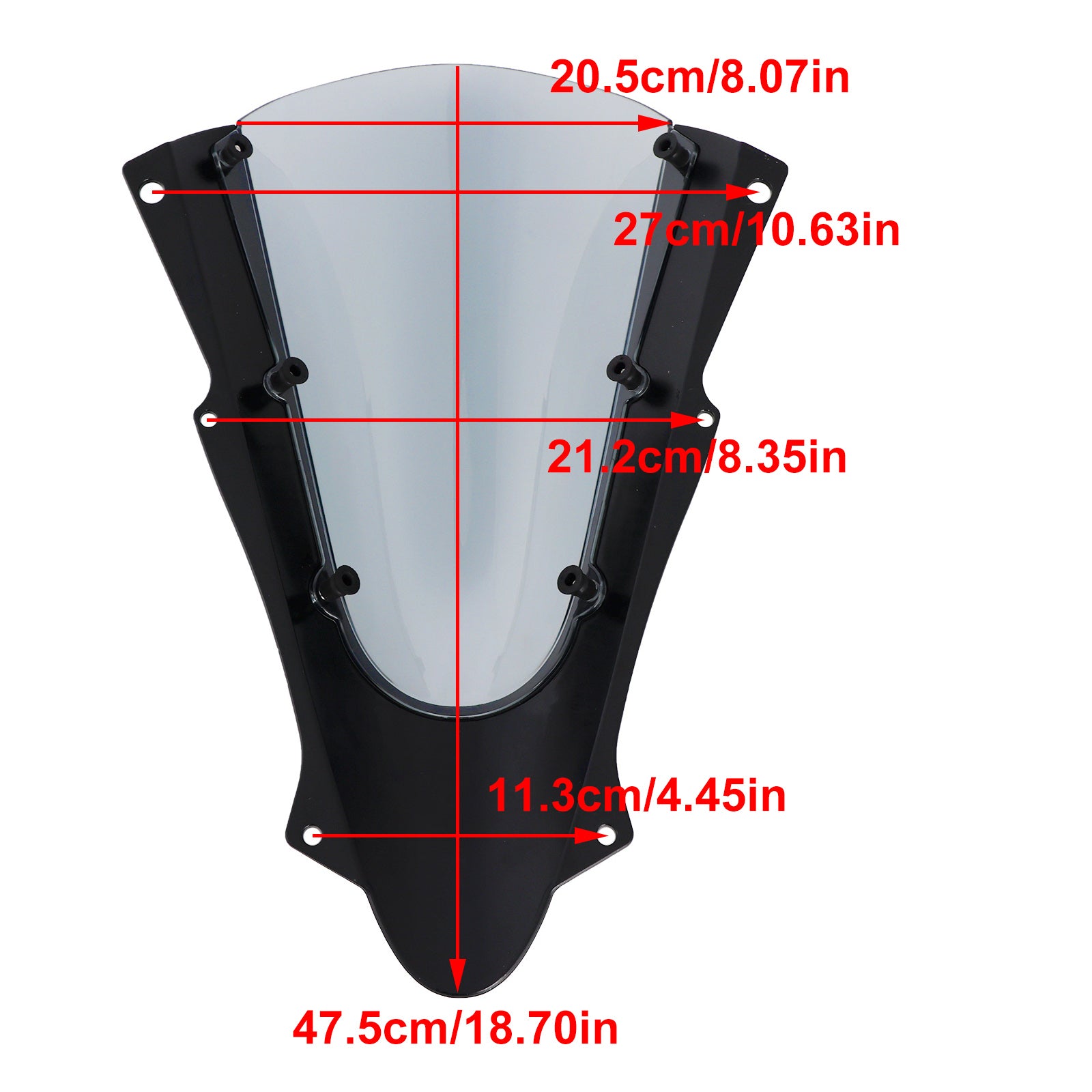 2023 Kawasaki ZX-4R ZX-4RR vindrutan vindruta
