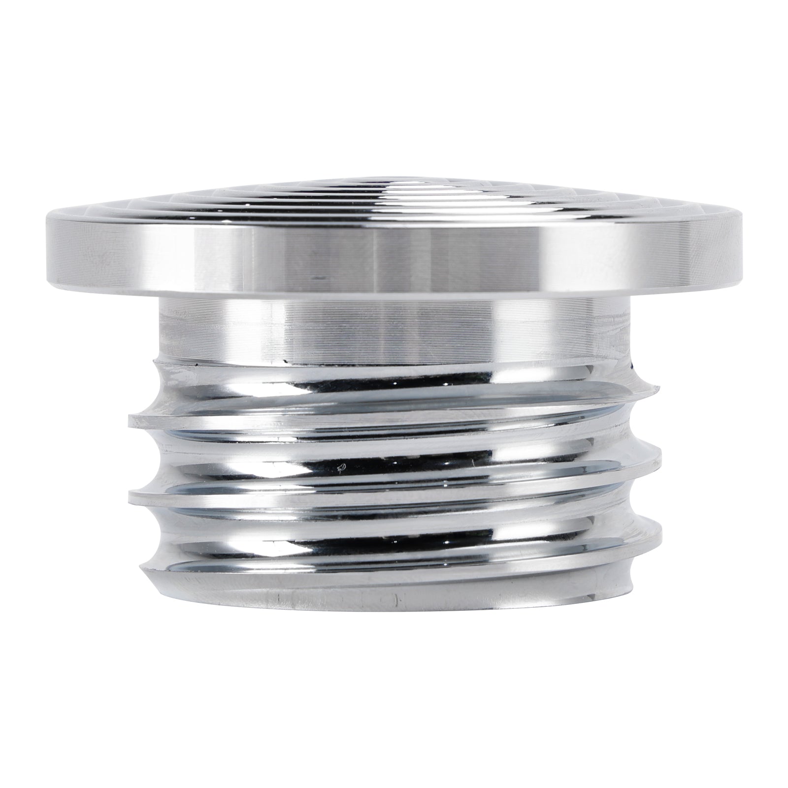 Sportster XL Dyna Softail Touring Aluminum Custom Fuel Gas Cap Chrome