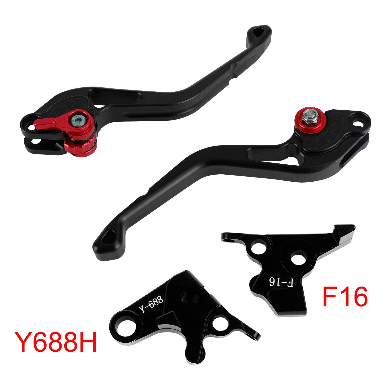 Yamaha FZ6 FAZER XSR 700 900 ABS Red NEW Short Clutch Brake LeverVehicle Parts & Accessories, Motorcycle Parts, Brakes & Brake Parts!