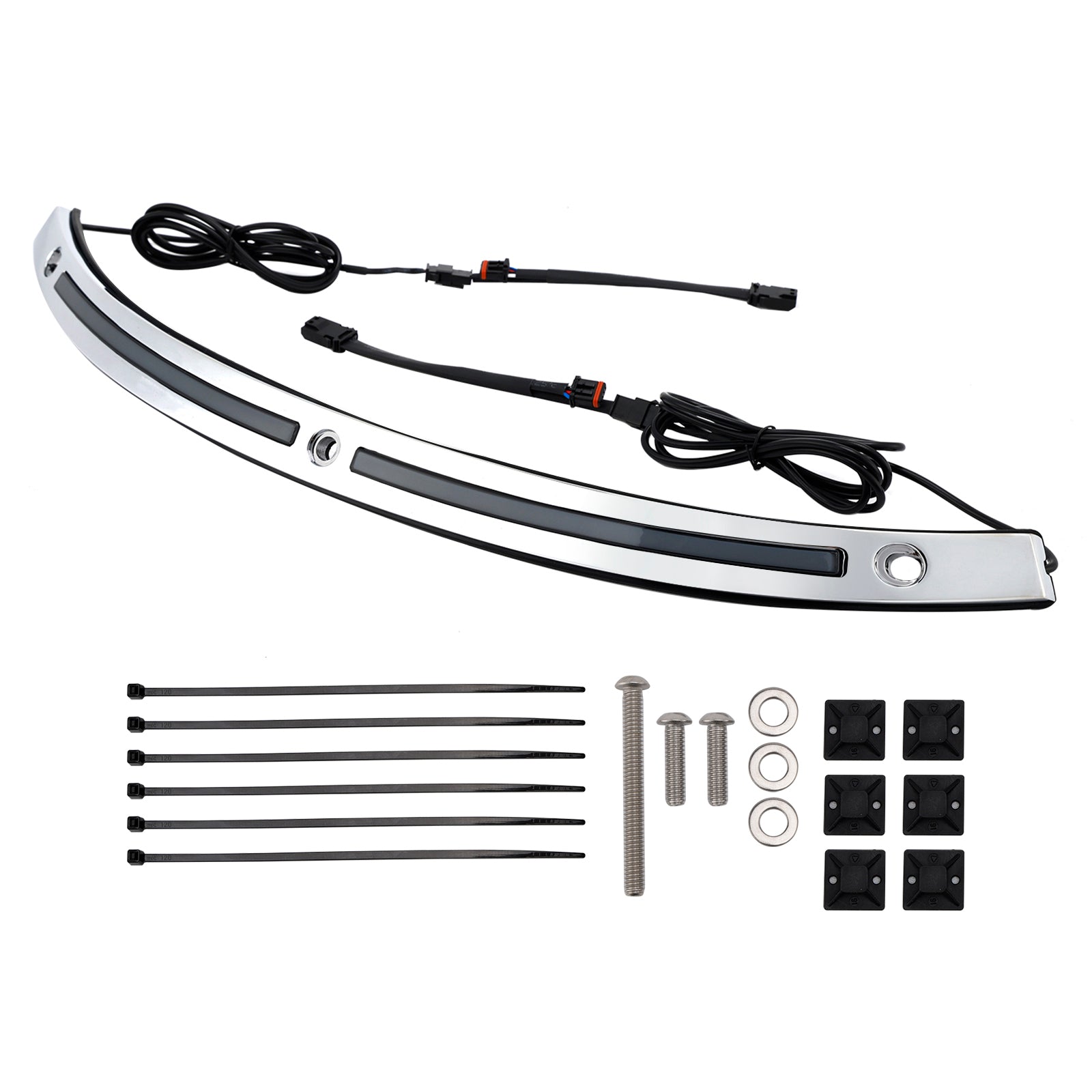 2014+ Touring Electra Glide LED Running Turn Signal Light Windshield Trim