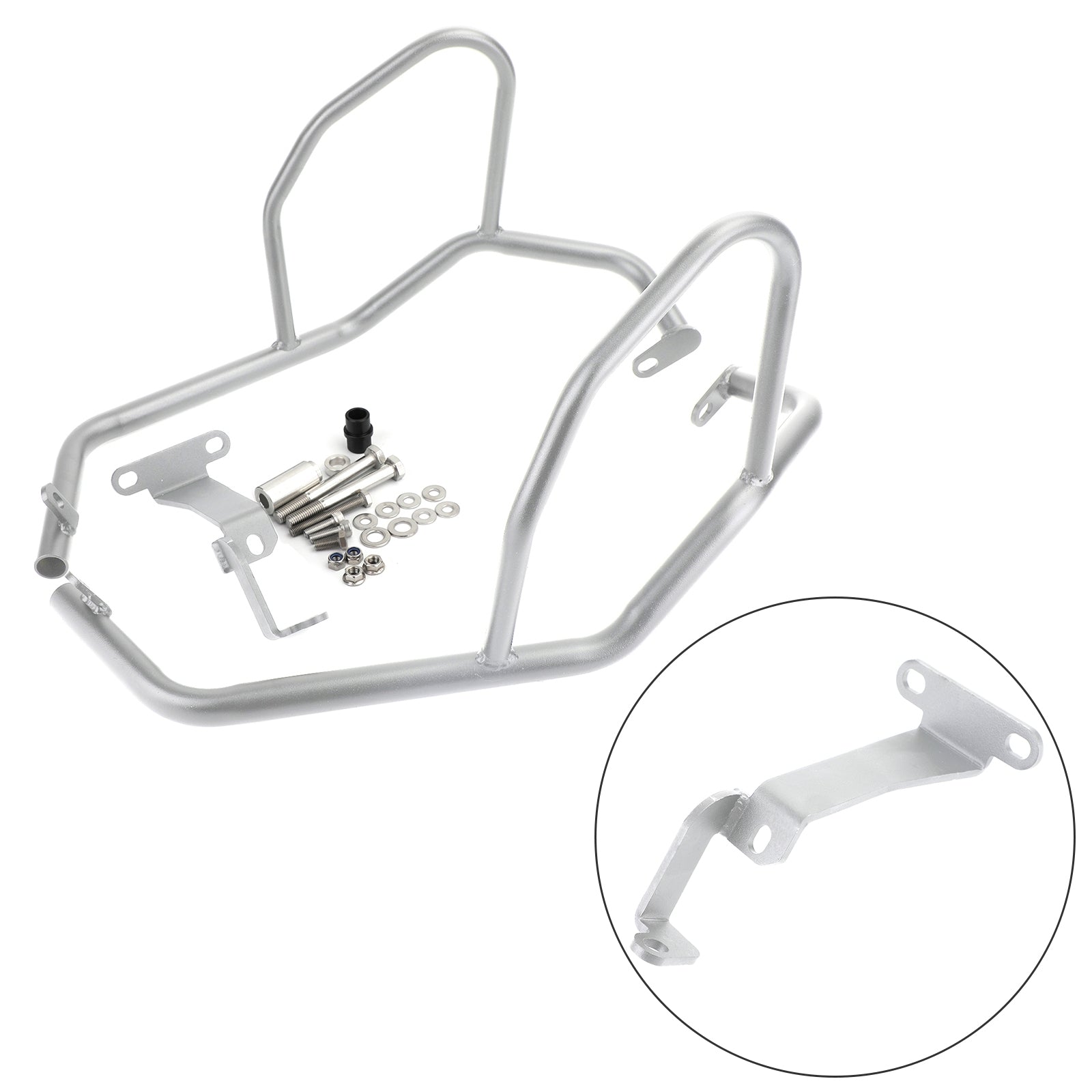 18-22 BMW F850GS Upper Crash Bars Engine Guards Silver