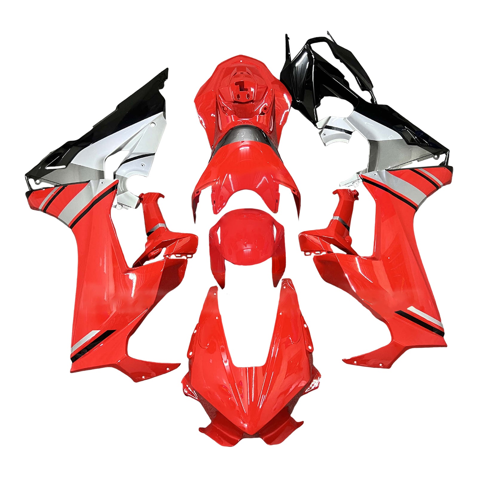 Amotopart 2017-2025 Honda Red CBR1000RR Fairing Kit