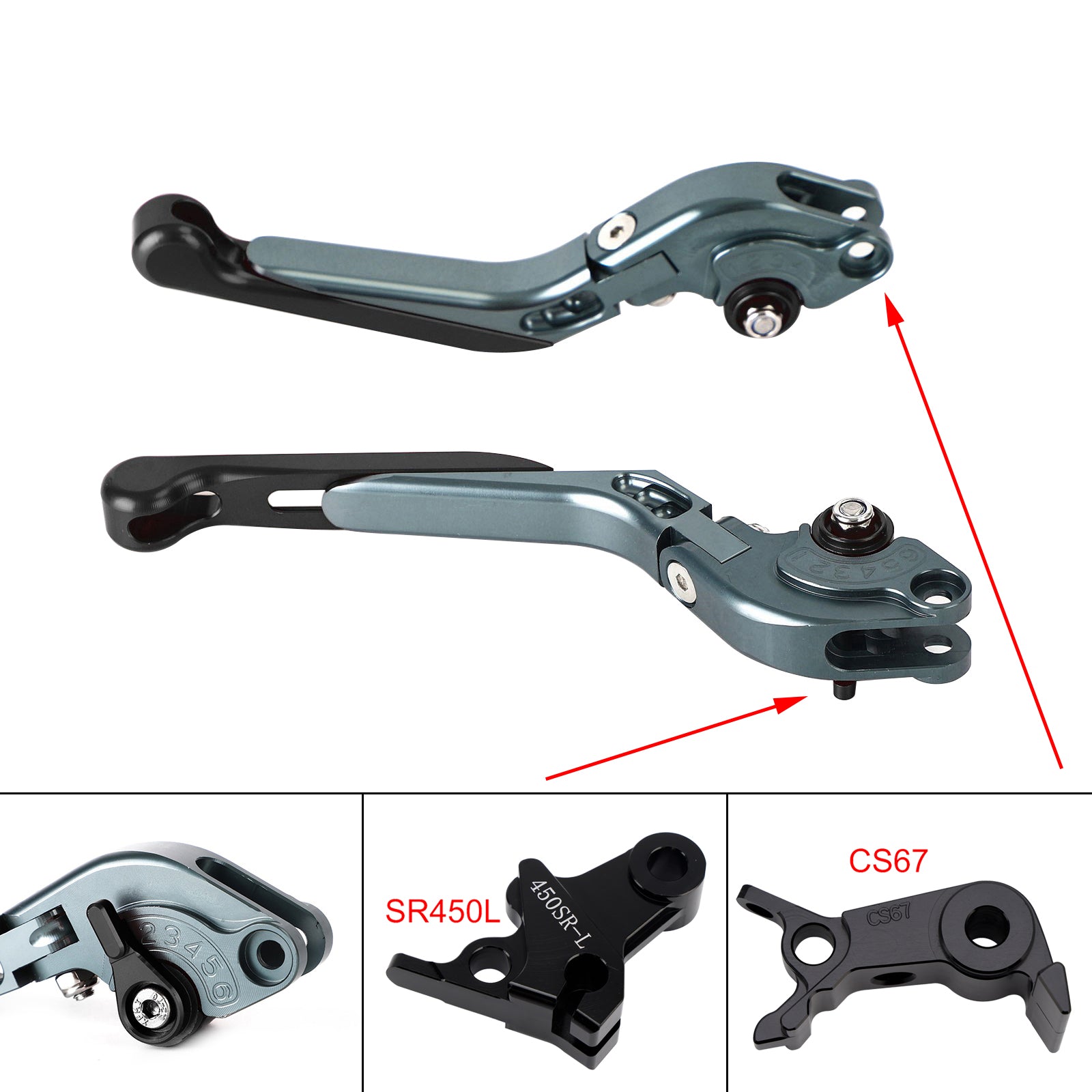 2024-2026 VOGE DS900X 900DSX Adjustable Clutch Brake Lever