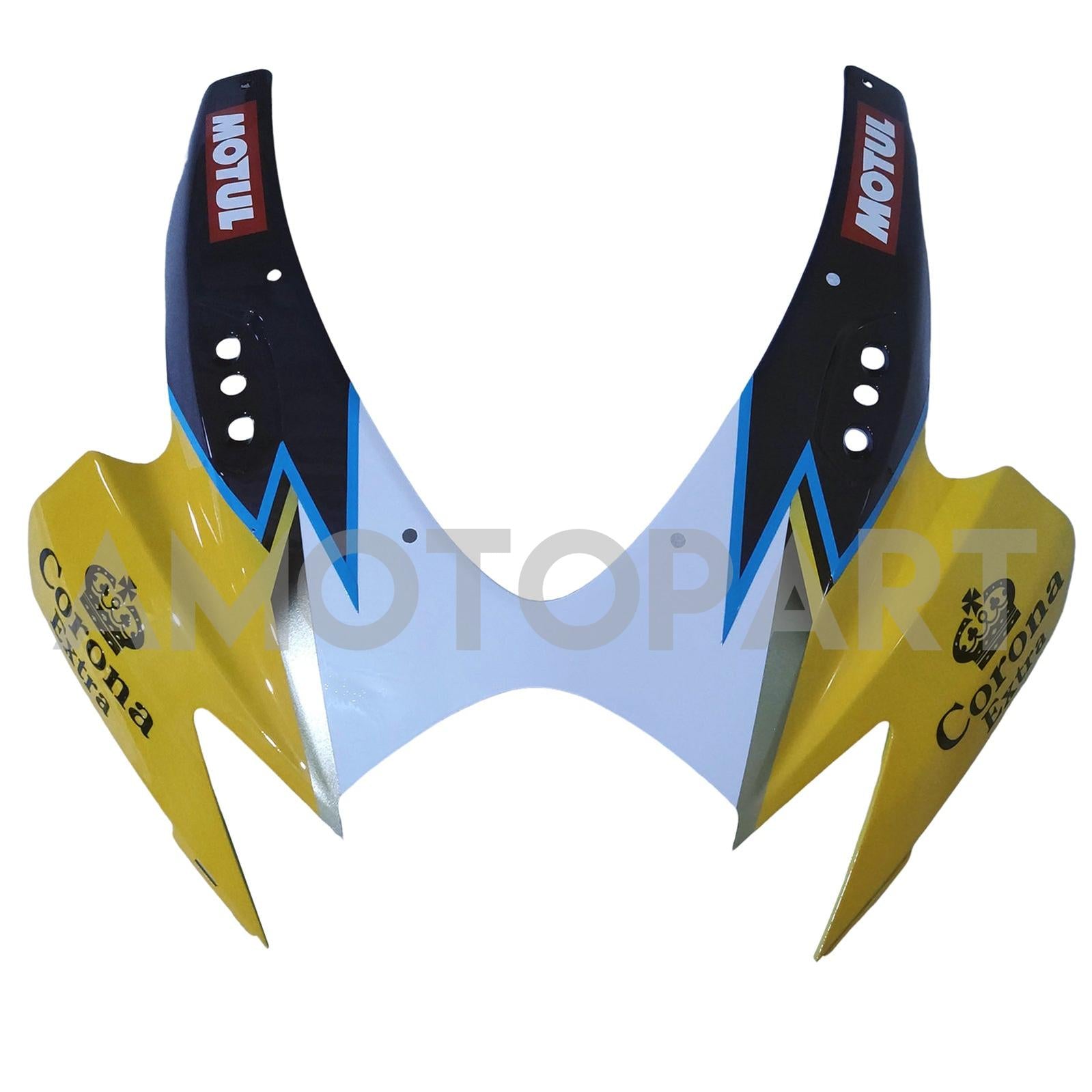 Amotopart 2006-2007 Suzuki GSXR 600/750 Yellow Black Fairing Kit
