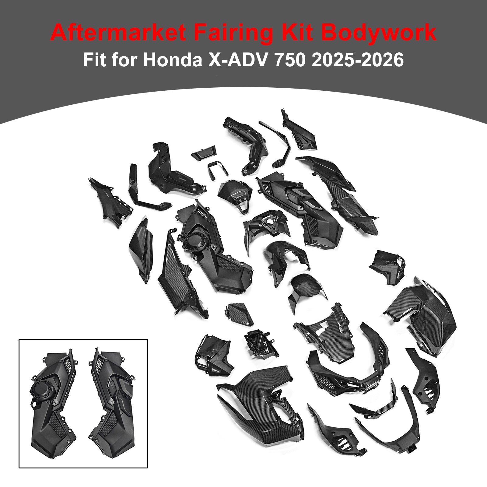 Amotopart 2025-2026 Honda X-ADV 750 Collection de kits de carénage