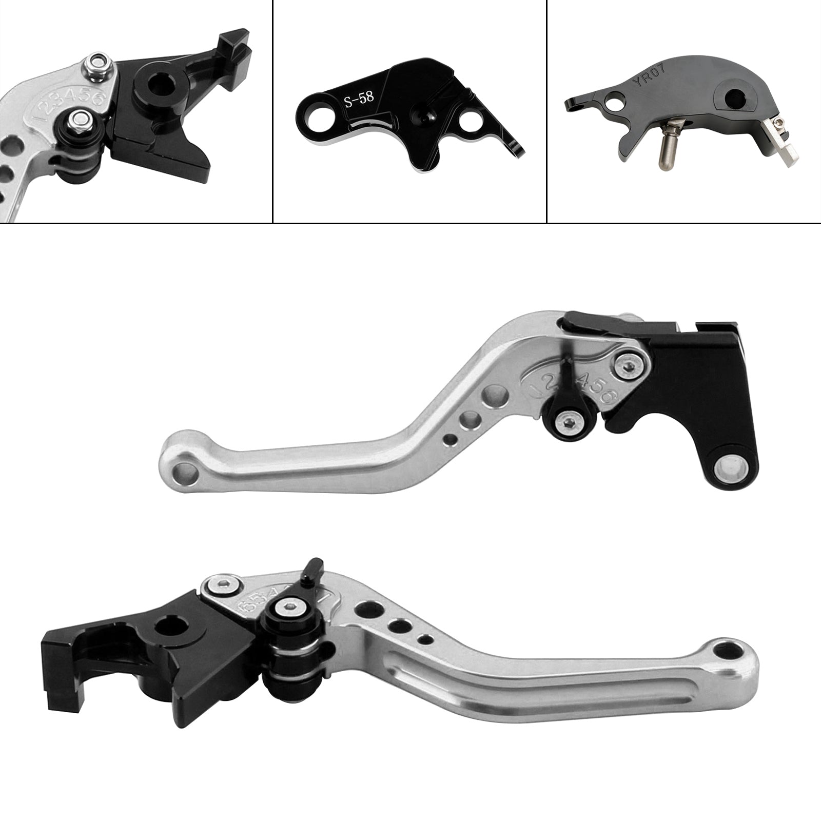 22-23 YAMAHA YZF R7 MT-10/SP FZ-10/SP NEW Short Clutch Brake Lever