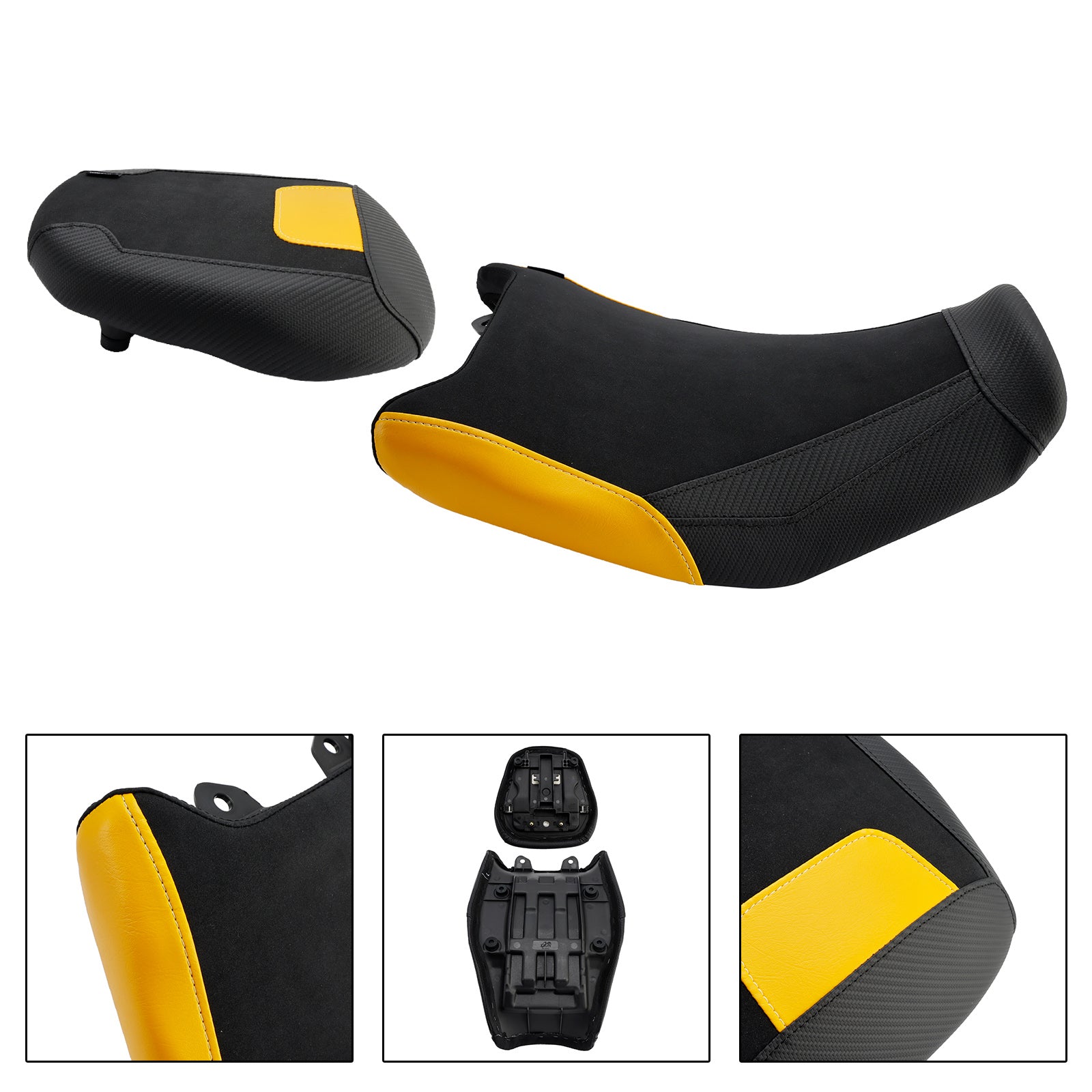 2024-2025 Suzuki V-Strom250Sx Fahrer&PAssenger Sitz Unteres Kissen Gelb
