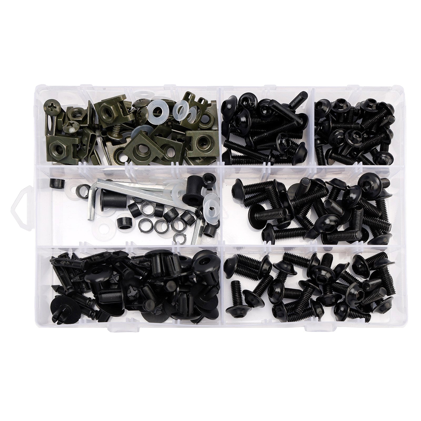 Amotopart 2019-2021 Honda CBR500R Patrones de fibra de carbono Kit de carenado